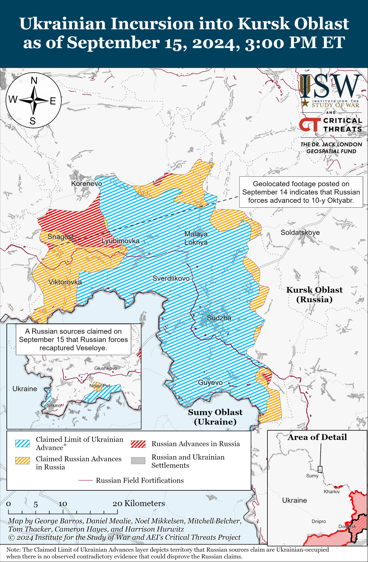 Institute for the Study of war map