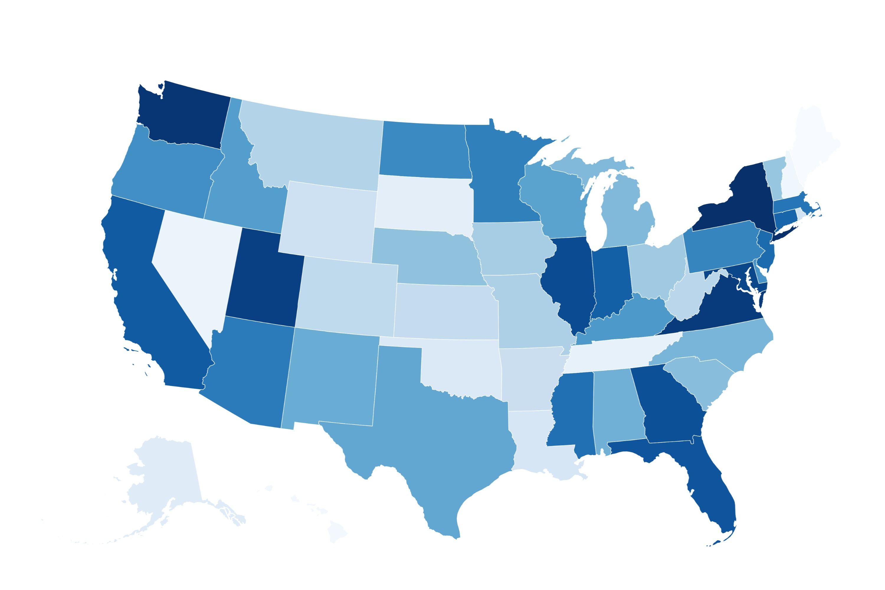 Map Shows Best States to Be a Teacher