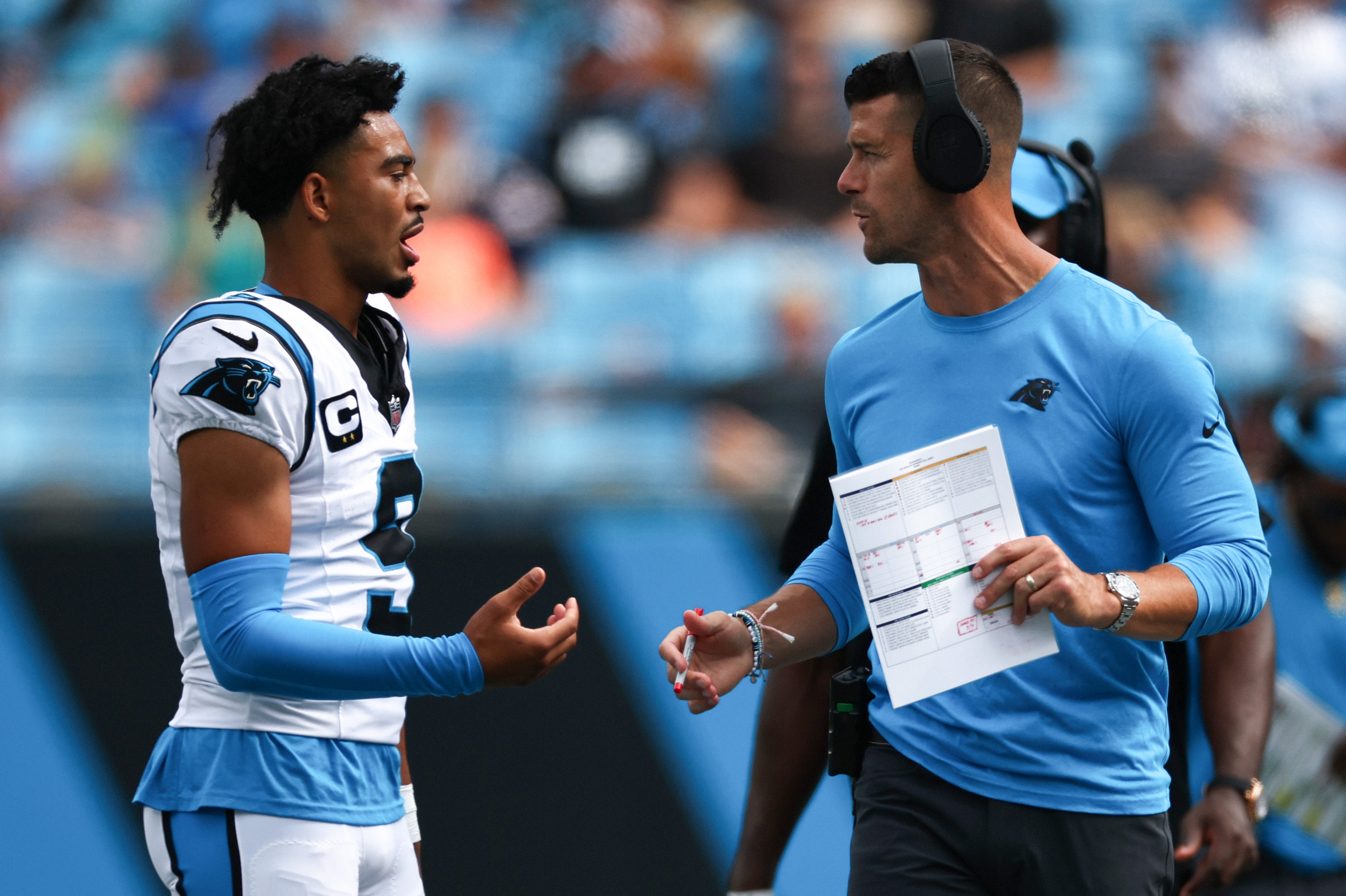 Panthers Bench Bryce Young for Andy Dalton