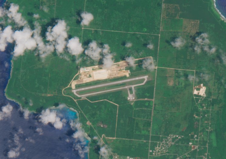 Tinian Island: Satellite Photos Show US Reclaiming WWII Airfield - Newsweek