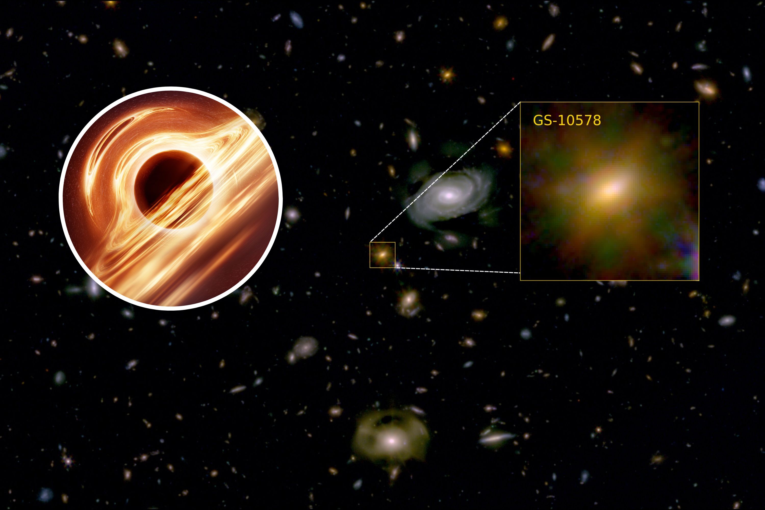 Supermassive Black Hole Spotted Starving Galaxy to Death - Newsweek