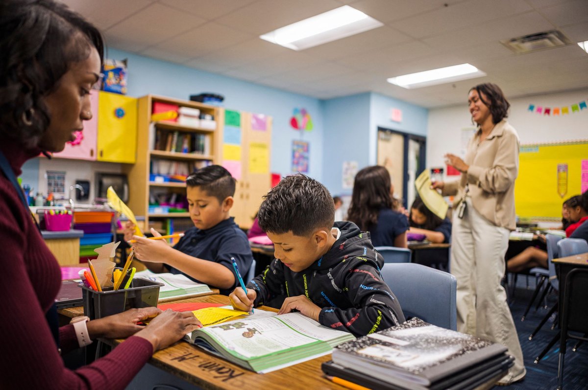 Students in classroom