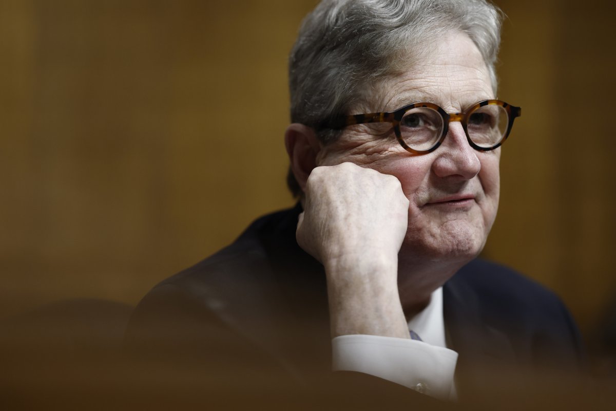 Senator John Kennedy (R-LA) speaks during hearing