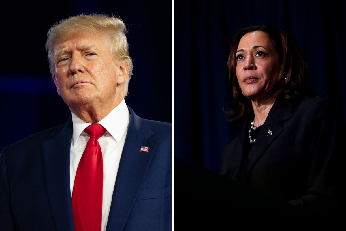 Harris and Trump