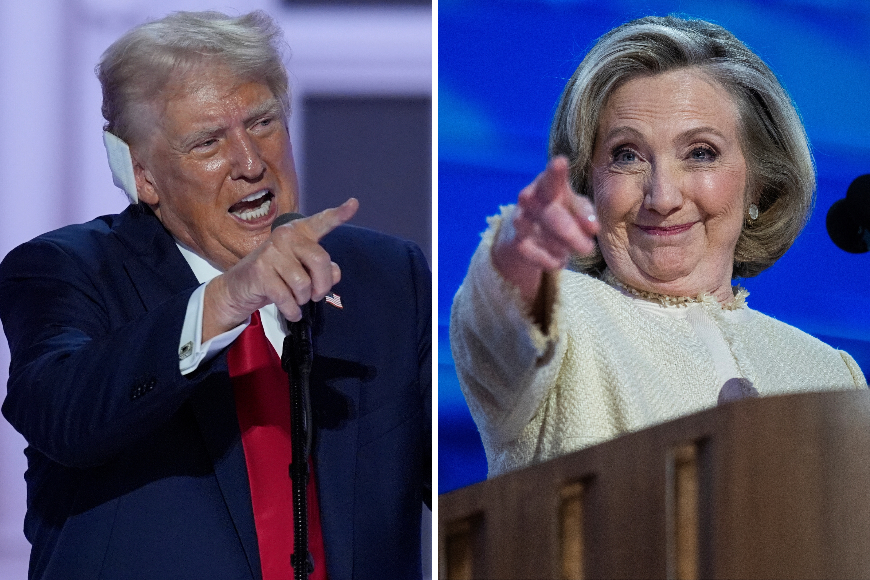 Hillary Clinton attacks Donald Trump: “Very fragile ego”