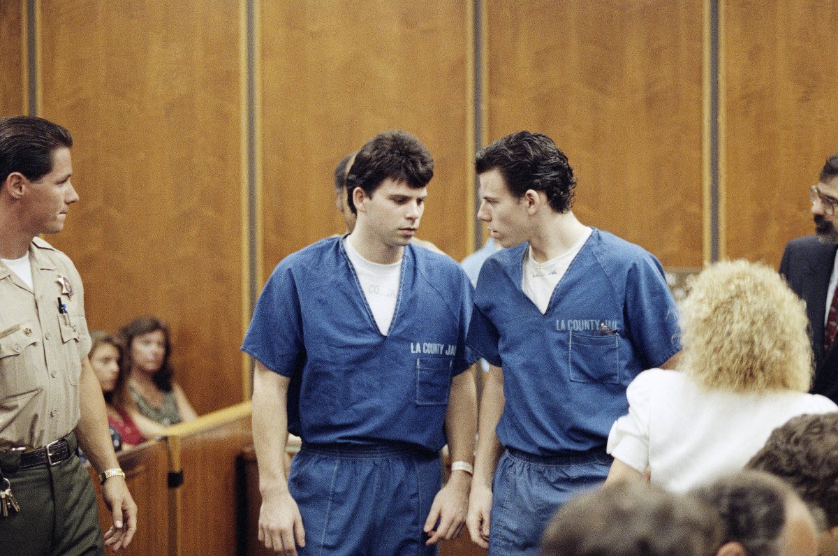 Trial of the Menendez brothers in 1990