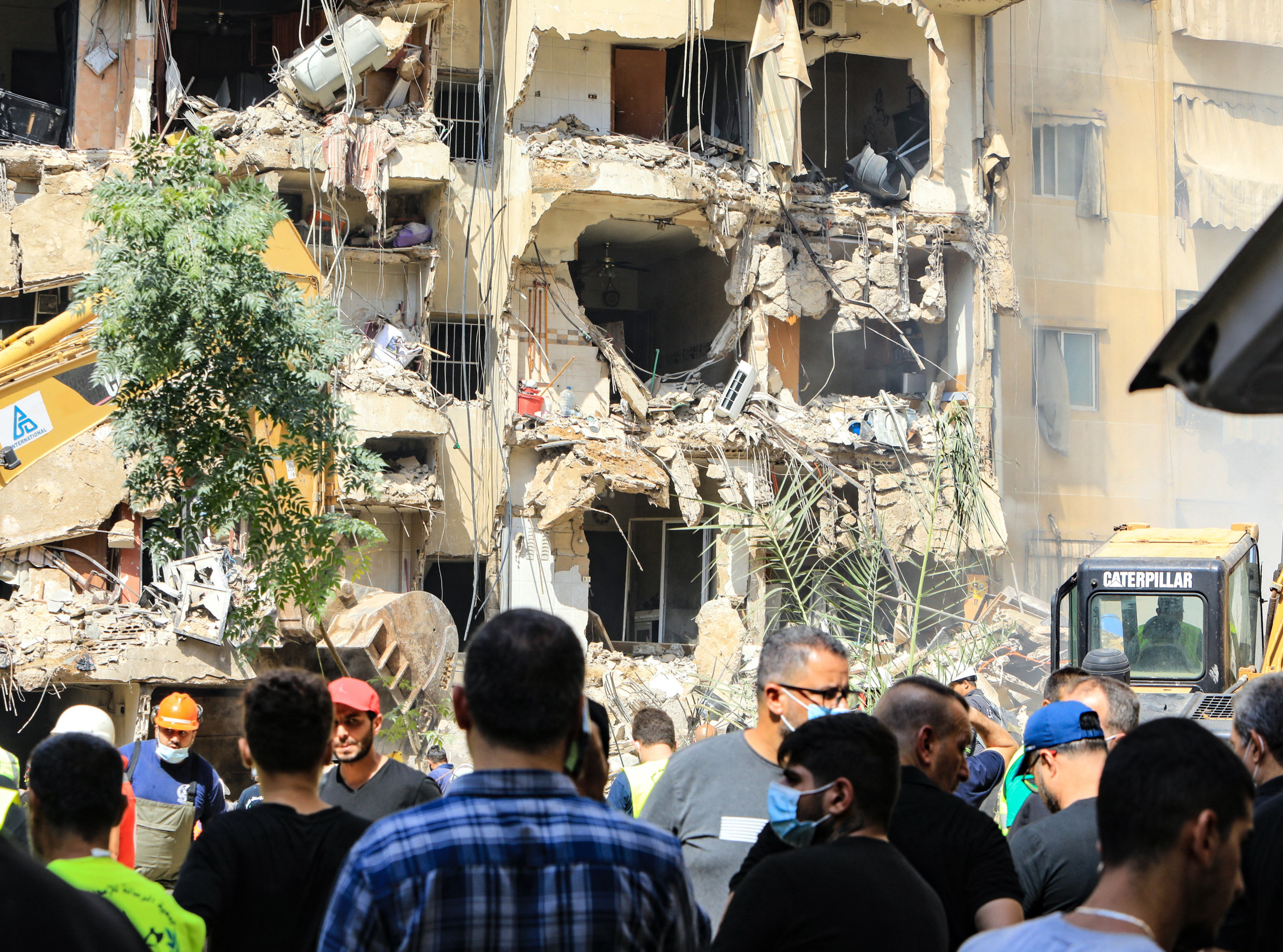 Airstrike reported in the southern suburbs of Beirut.