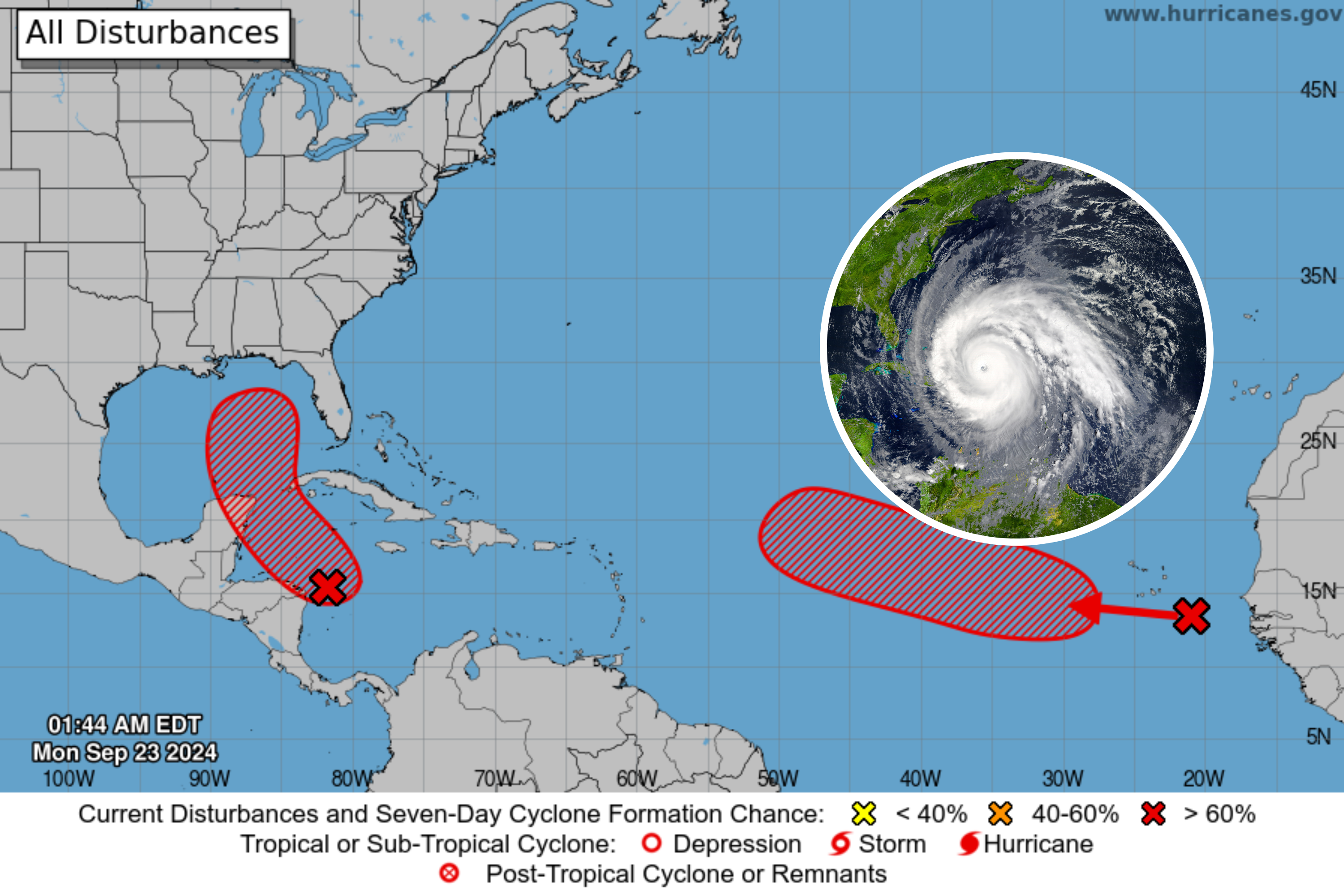 Weather warning: USA prepares for possible impacts of a hurricane this week