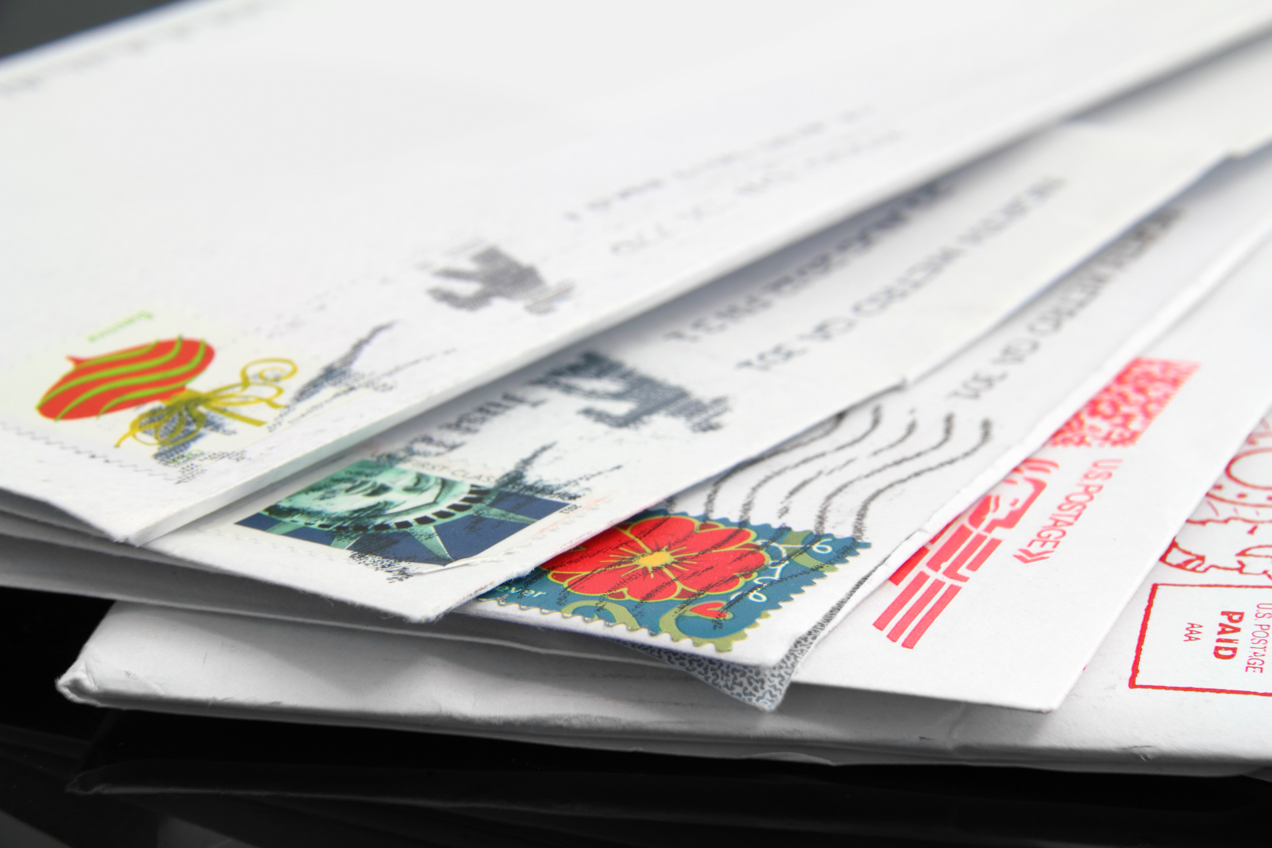 Stamps For Mailing Letters United States. APC / SSK Issues