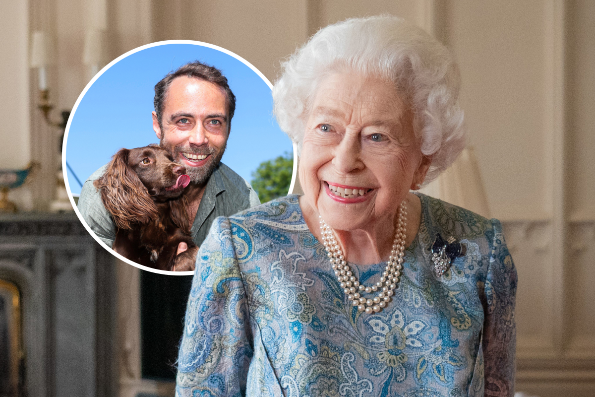 Queen Elizabeth II and James Middleton