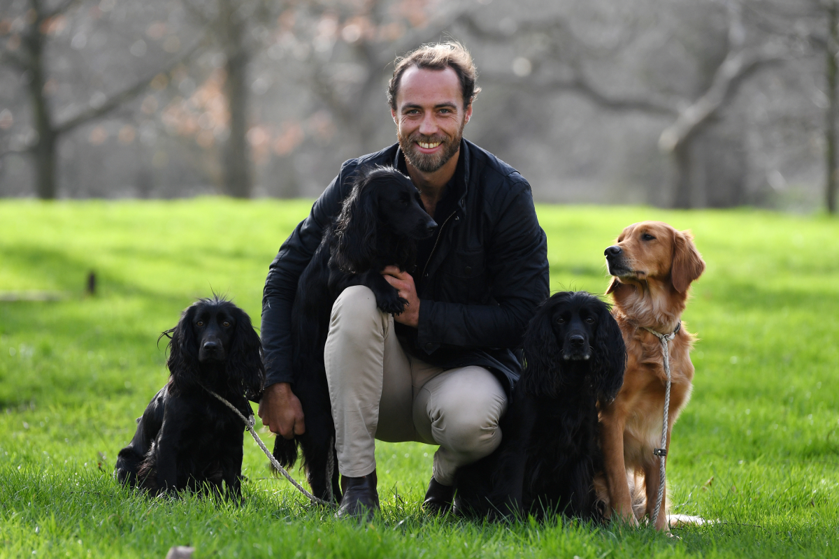 James Middleton and Dogs