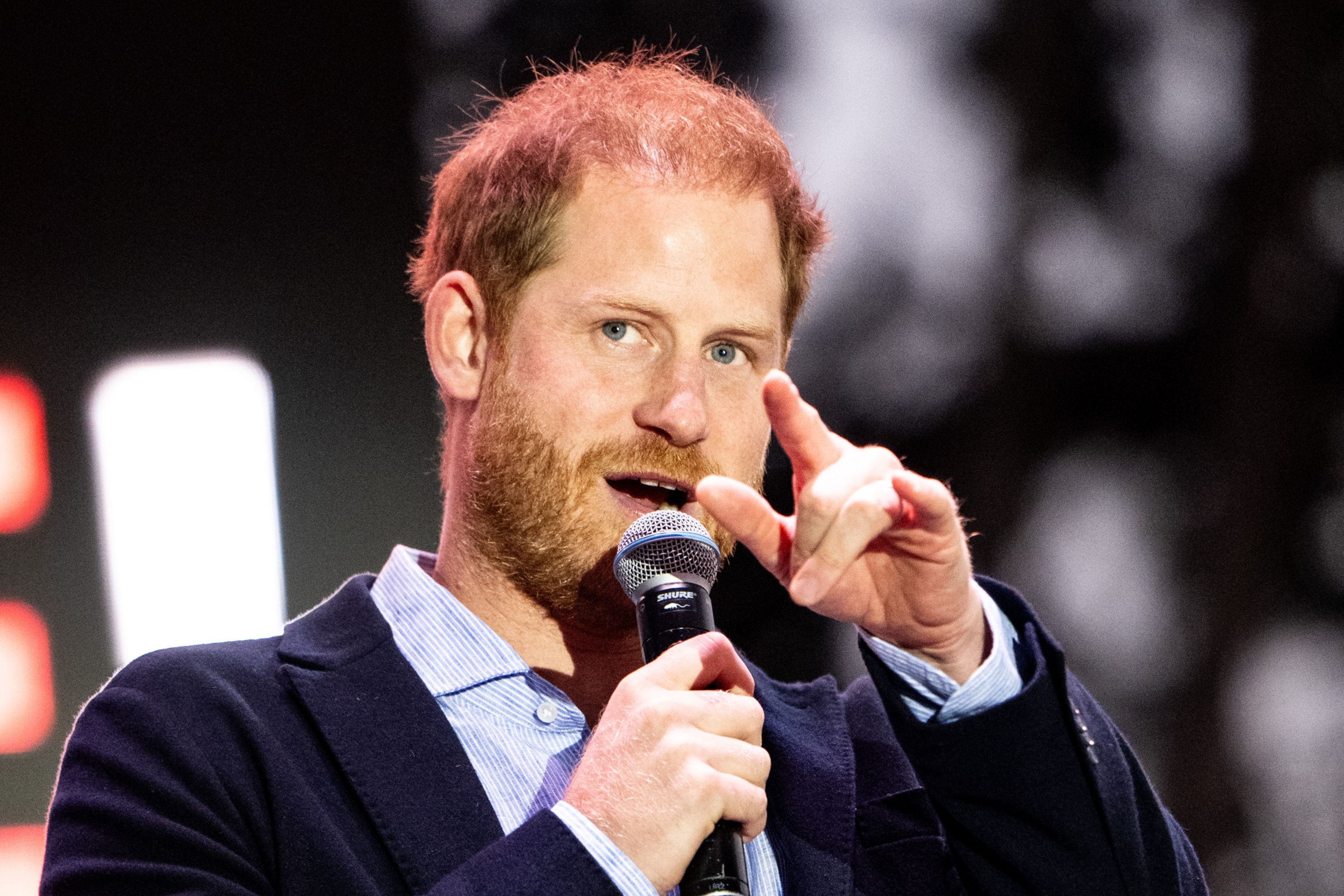 Prince Harry Gives Speech in Santa Barbara