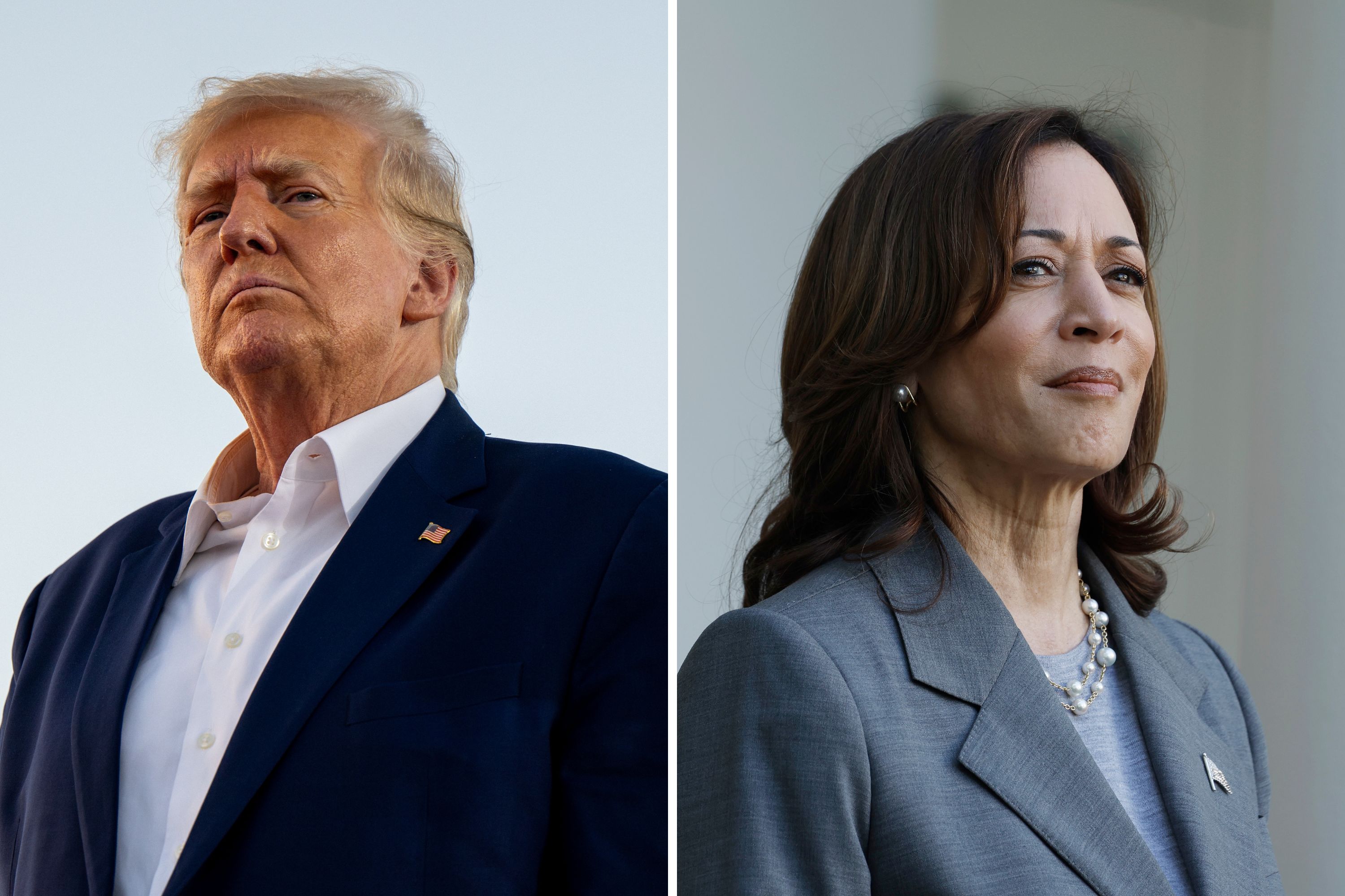 Kamala Harris And Donald Trump Tied In Four Battleground States Poll