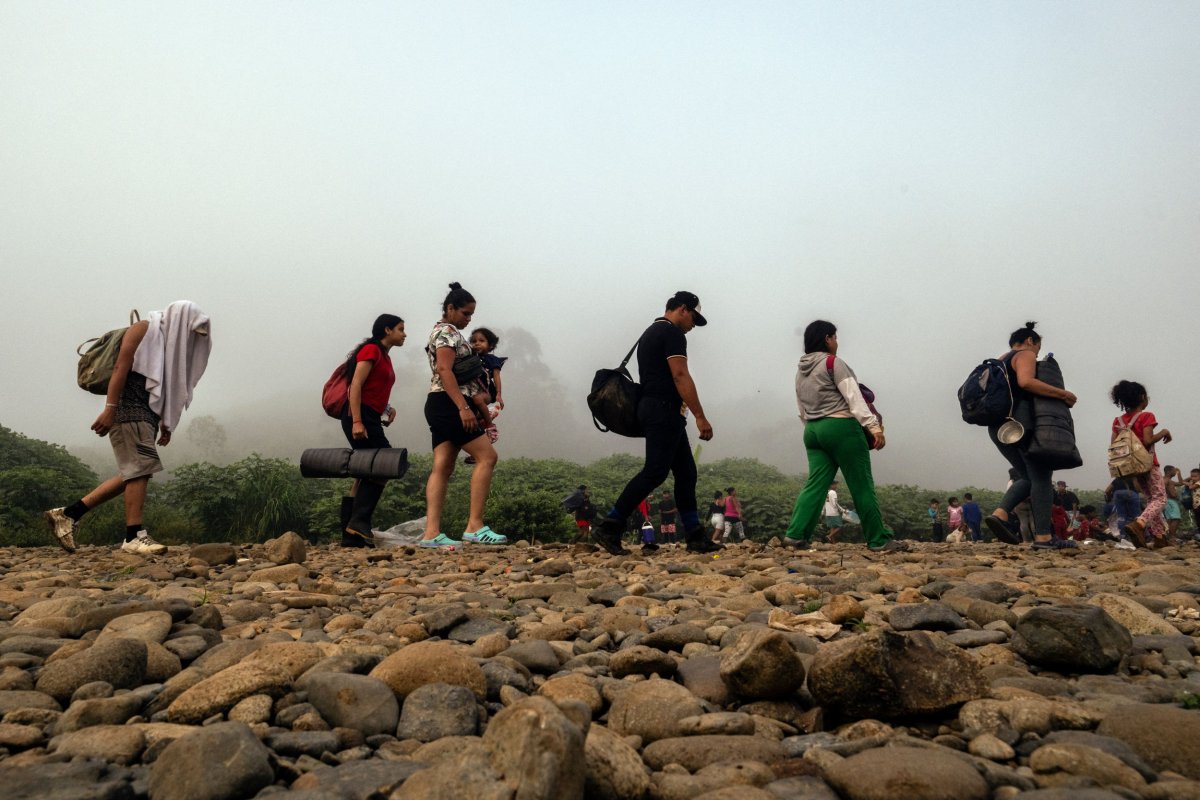 Migrants from Darien Gap