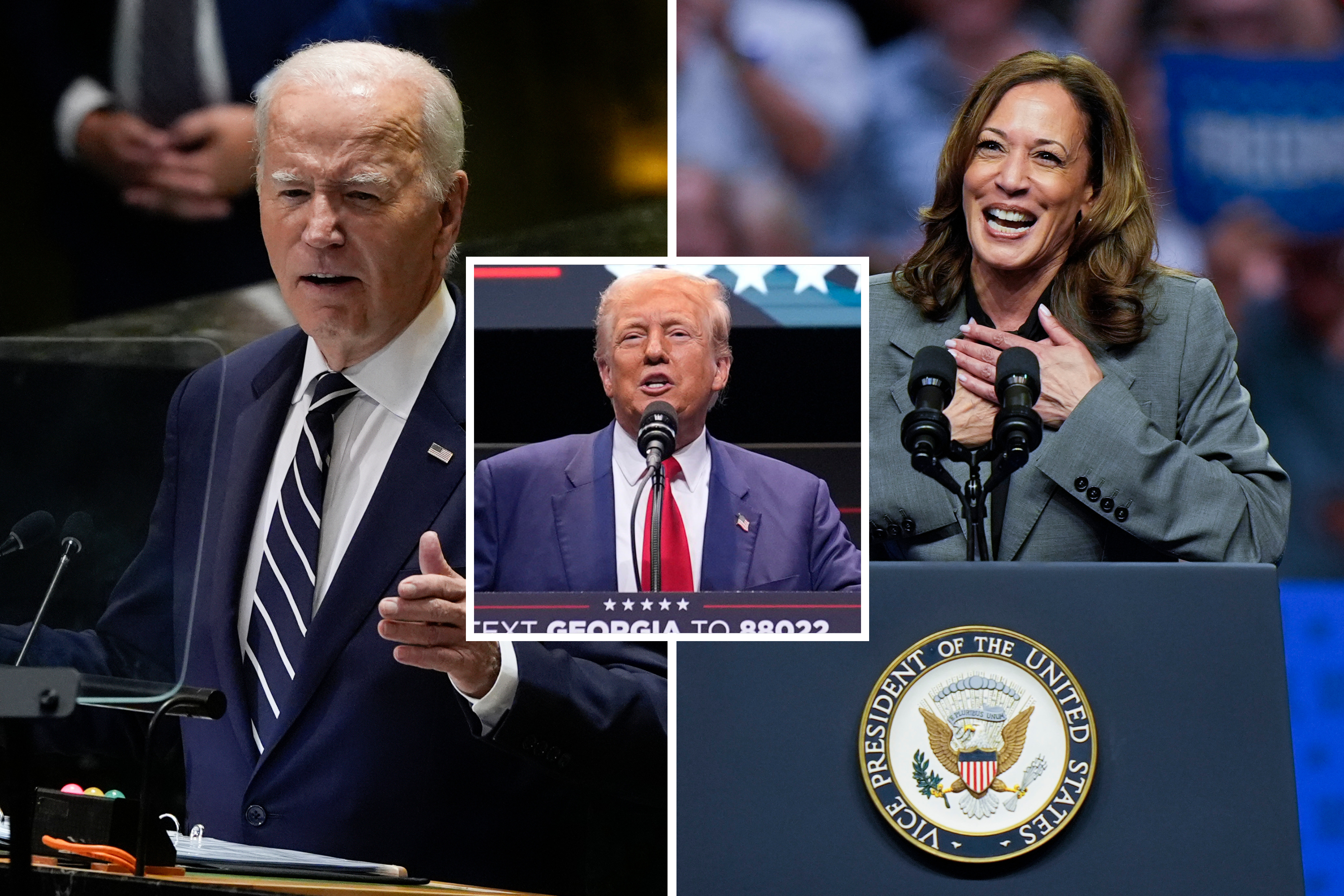 Trump Criticizes Biden, Harris During Georgia Rally