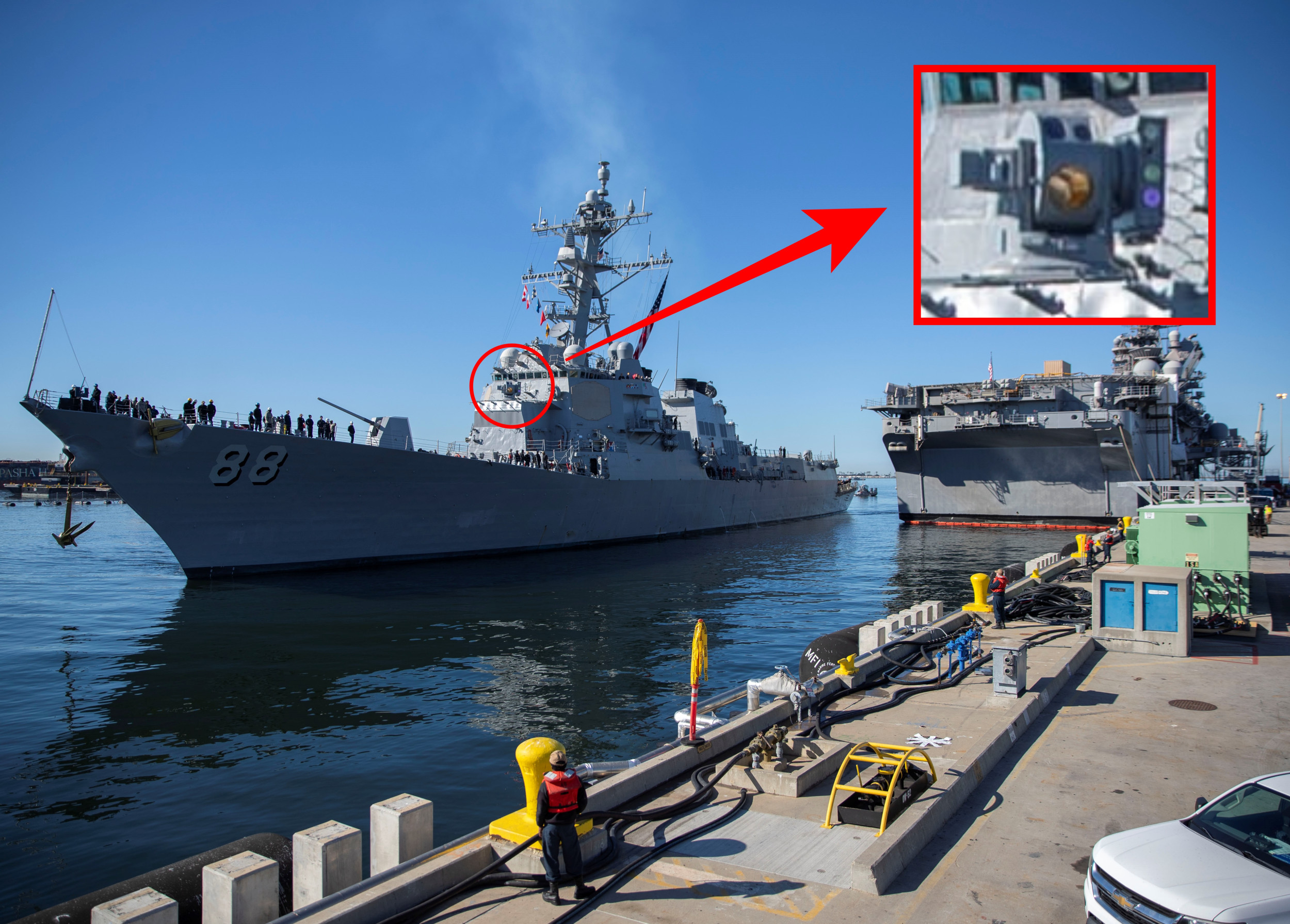 USS Preble Deploys to Japan with Laser Weapon