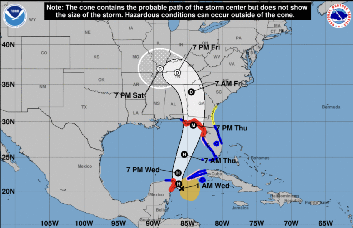 Hurricane Helene 2024 Path Map Pier Ulrica