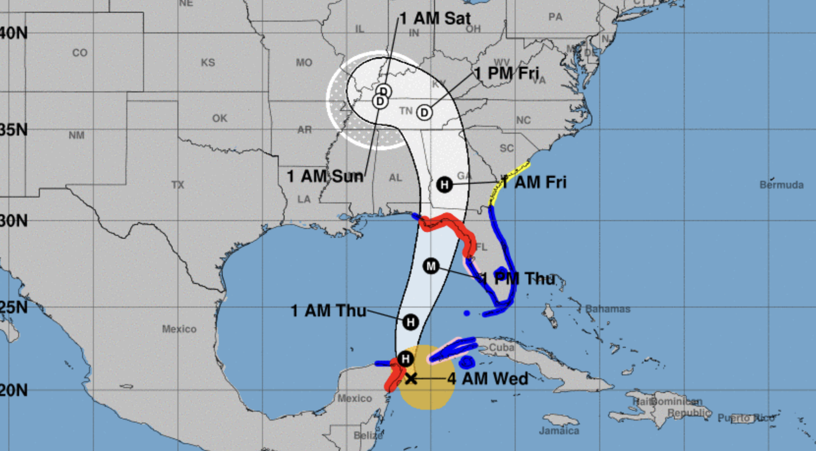 Hurricane Helene 2024 Path Map Florida 2024 Eada Neilla