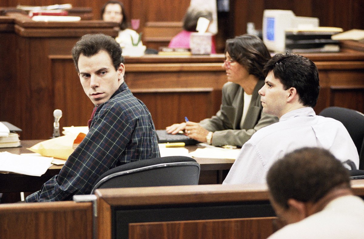 Trial of the Menendez brothers in 1995