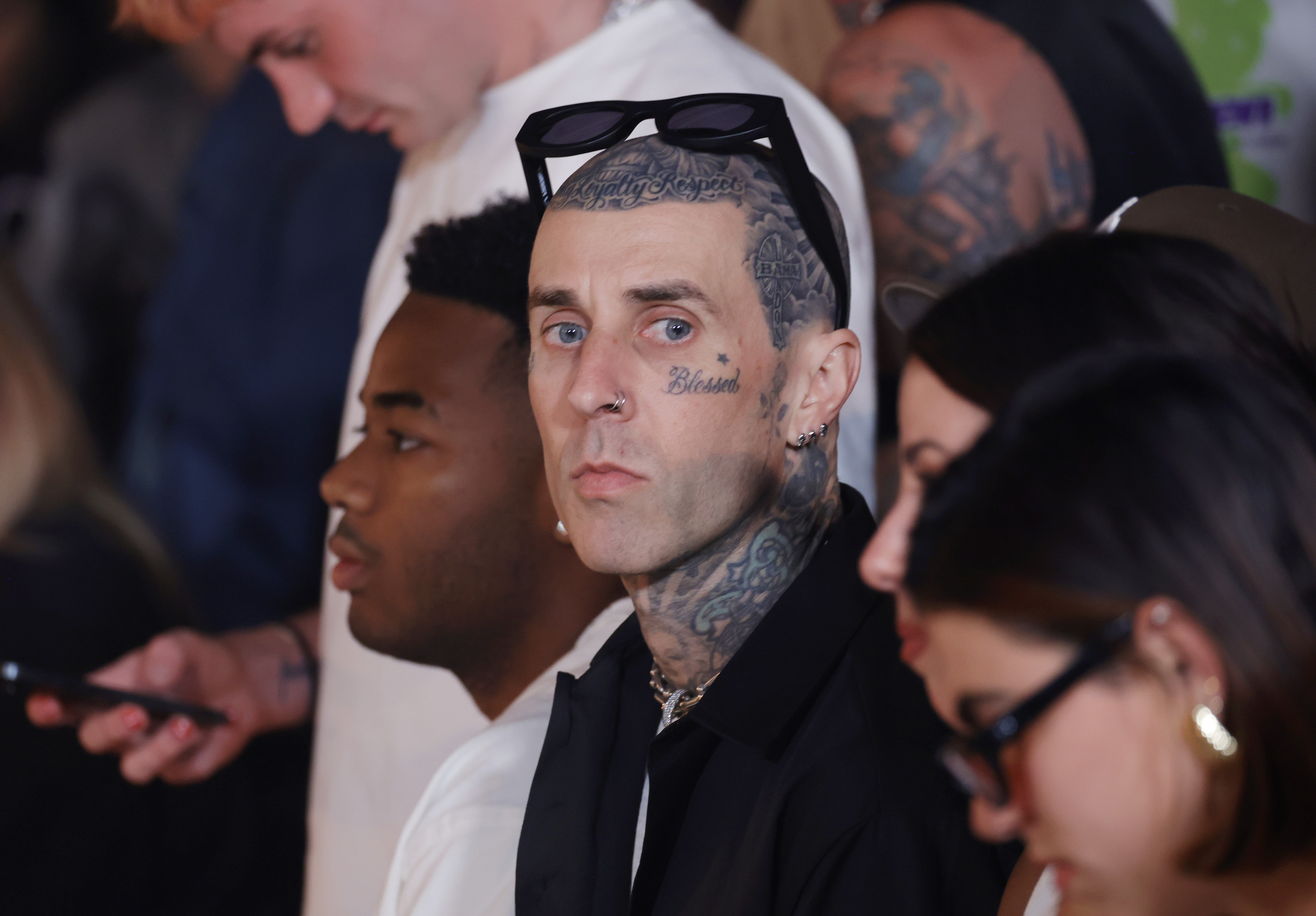 Travis Barker Defends Himself Over Leaked Photo of Baby Son Rocky