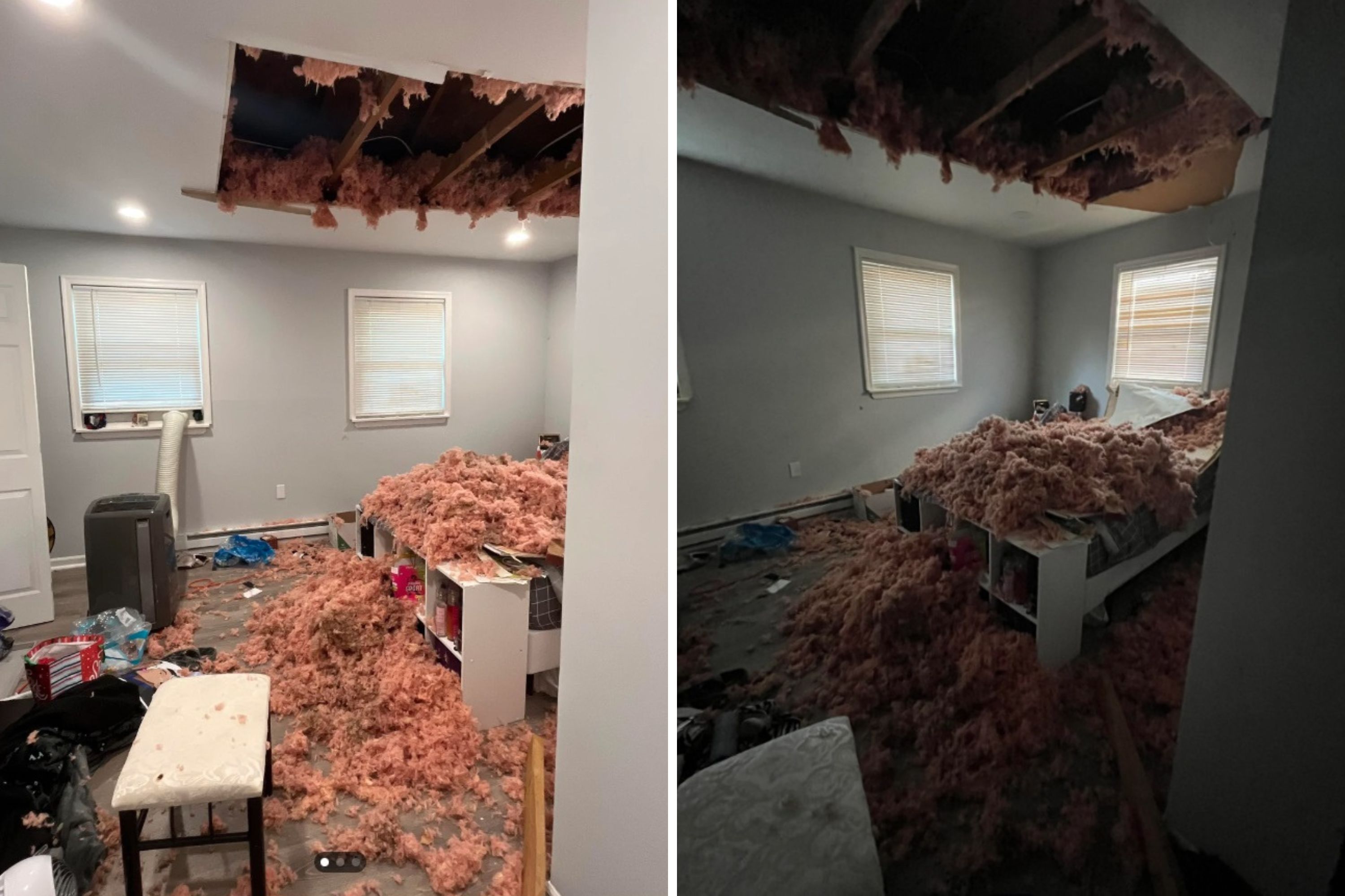 Couple’s Dream Home Turns into Nightmare After Bedroom Ceiling Collapses Just Months After Move-In