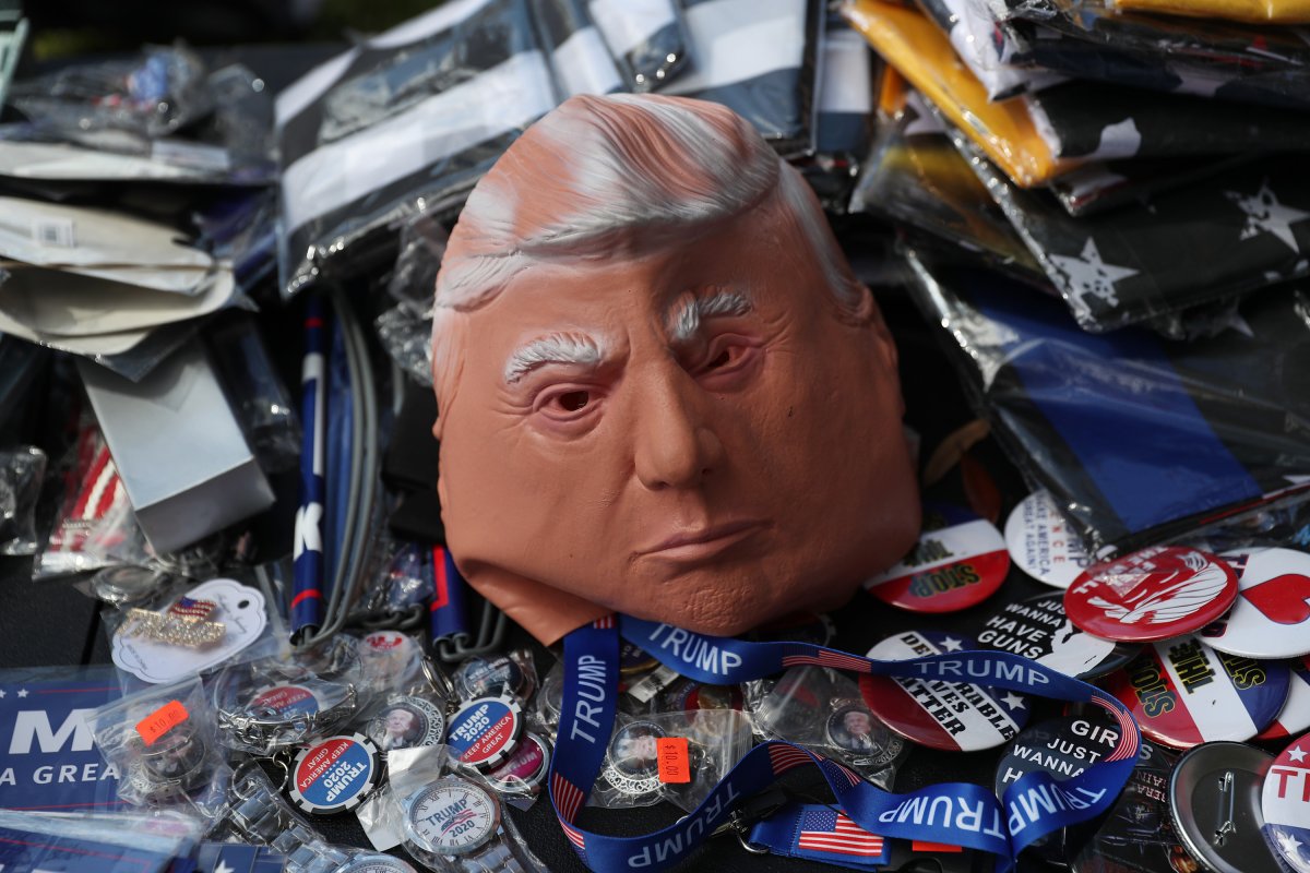 Selling Trump masks