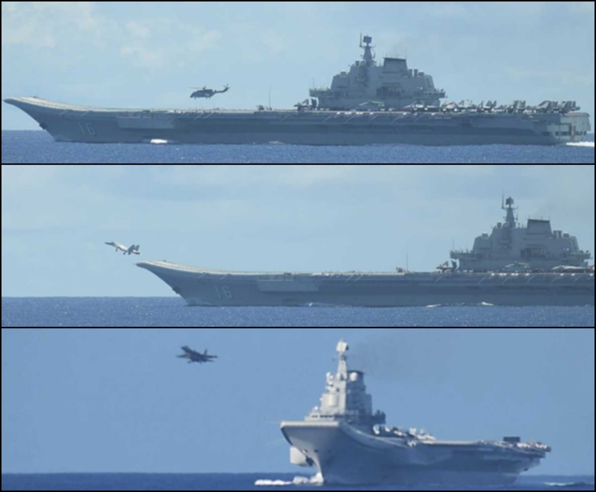 Chinese Aircraft Carrier Transits Philippine Sea
