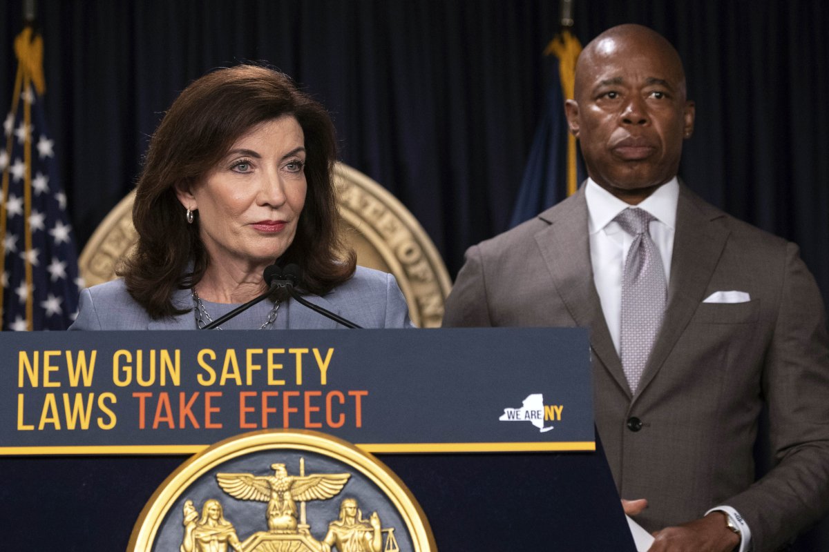 Kathy Hochul and Eric Adams