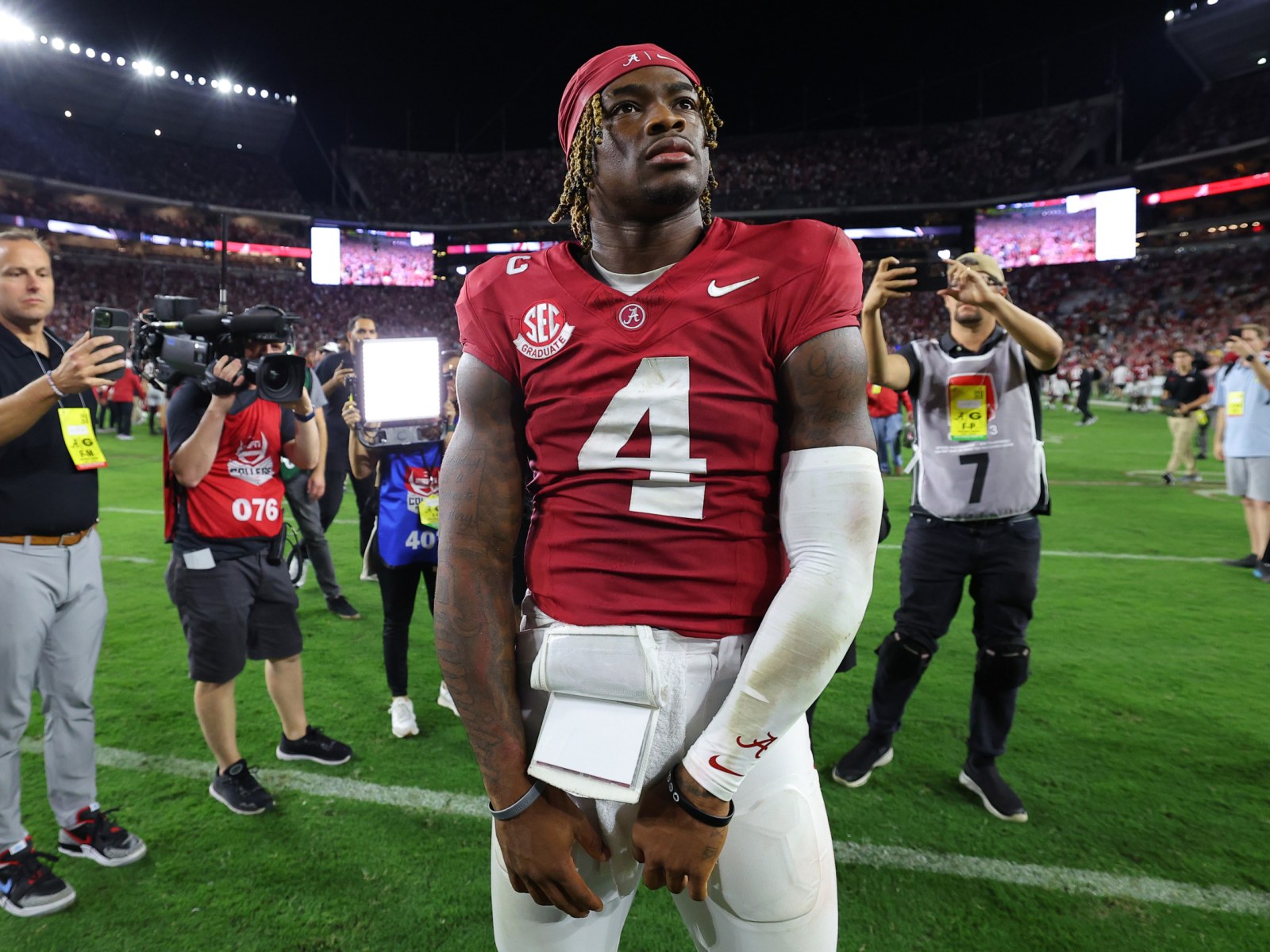 Alabama QB Jalen Milroe Takes Lead in Heisman Trophy Odds After Epic Win vs Georgia - Newsweek