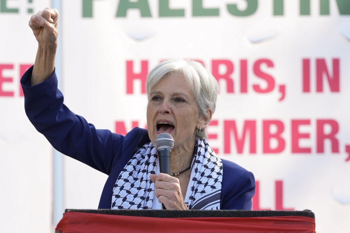 Green Party presidential candidate Jill Stein