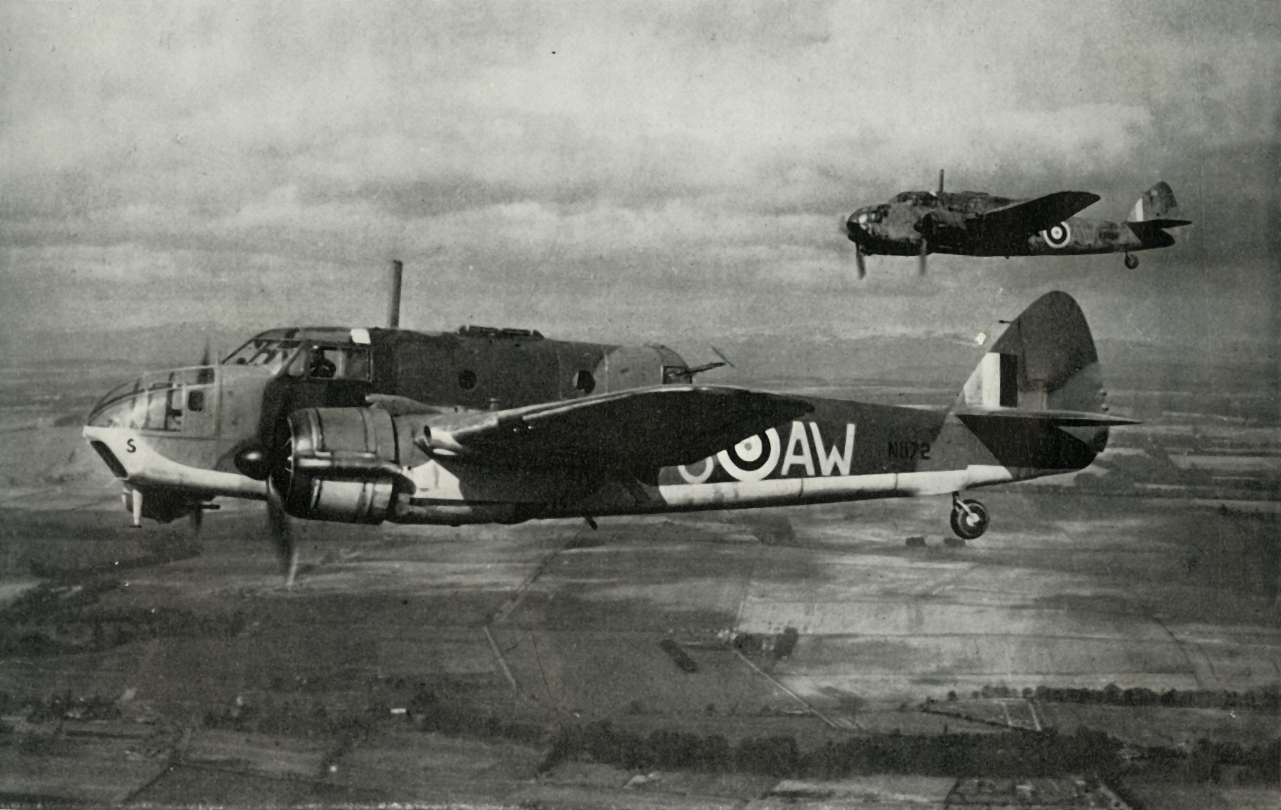 The Bristol Beaufort WWII bomber plane