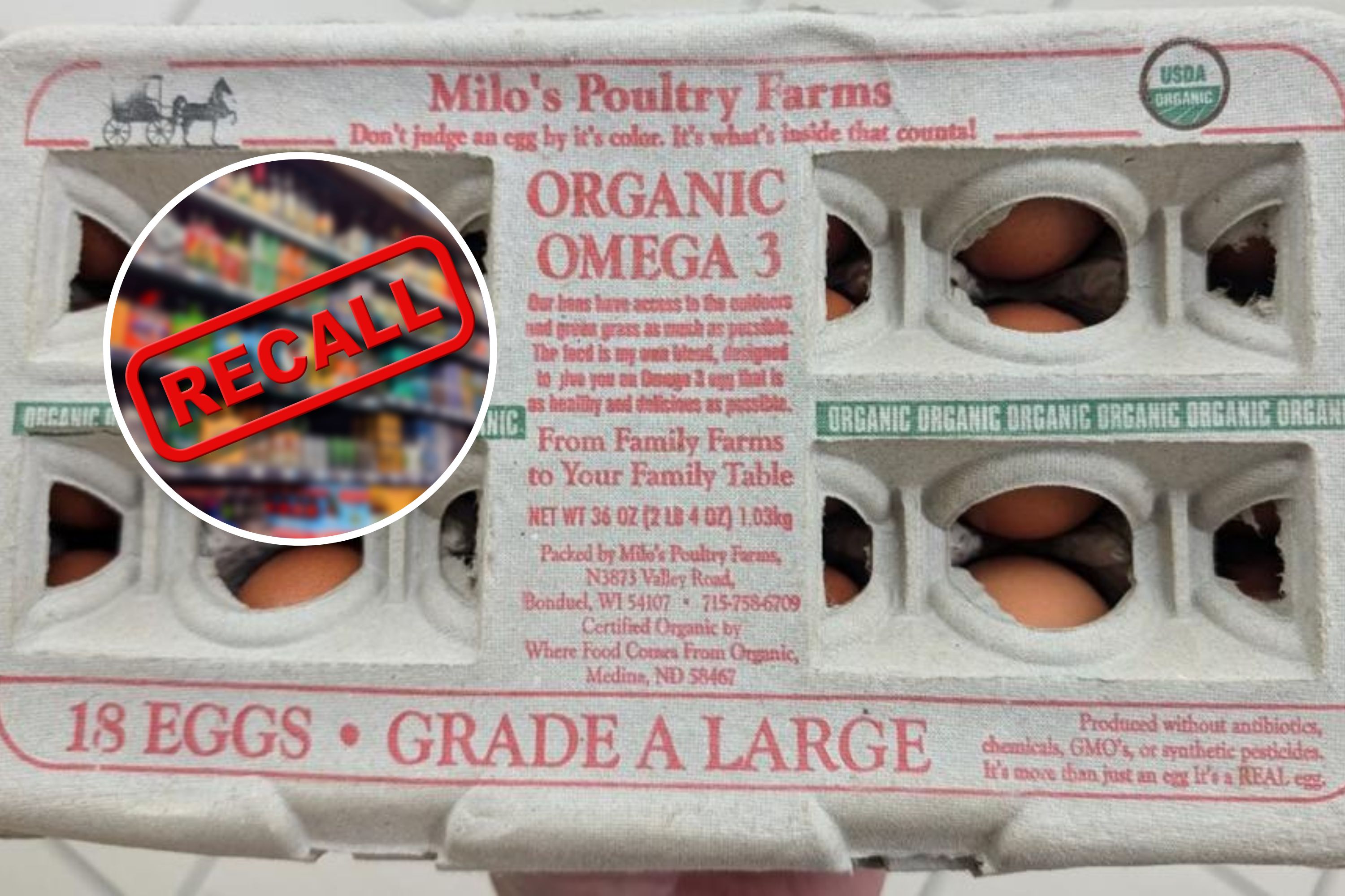 Egg recall update as highest risk level issued due to contamination fears