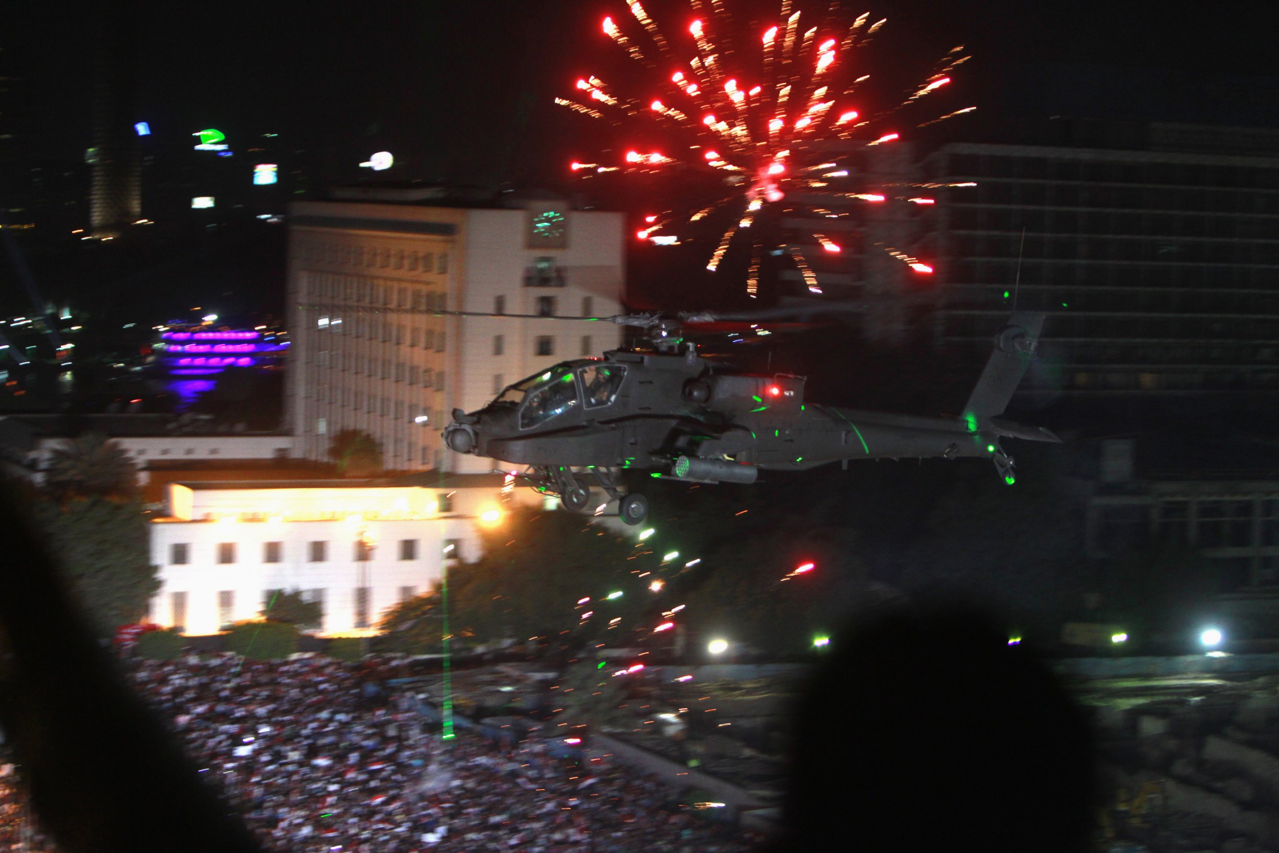 Tahrir Square during a protest 