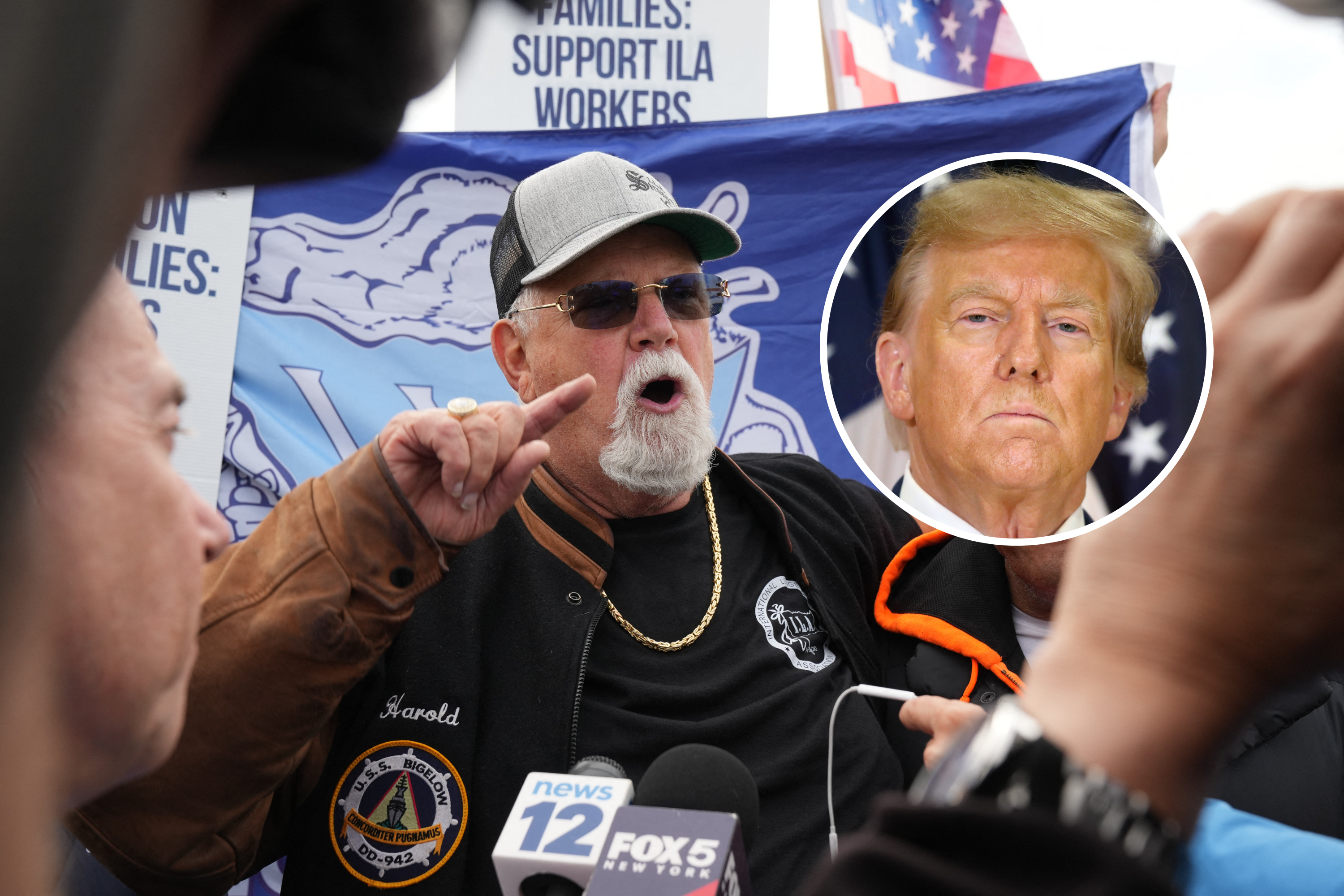 Port strike leader Harold Daggett’s salary, connection to Trump scrutinized