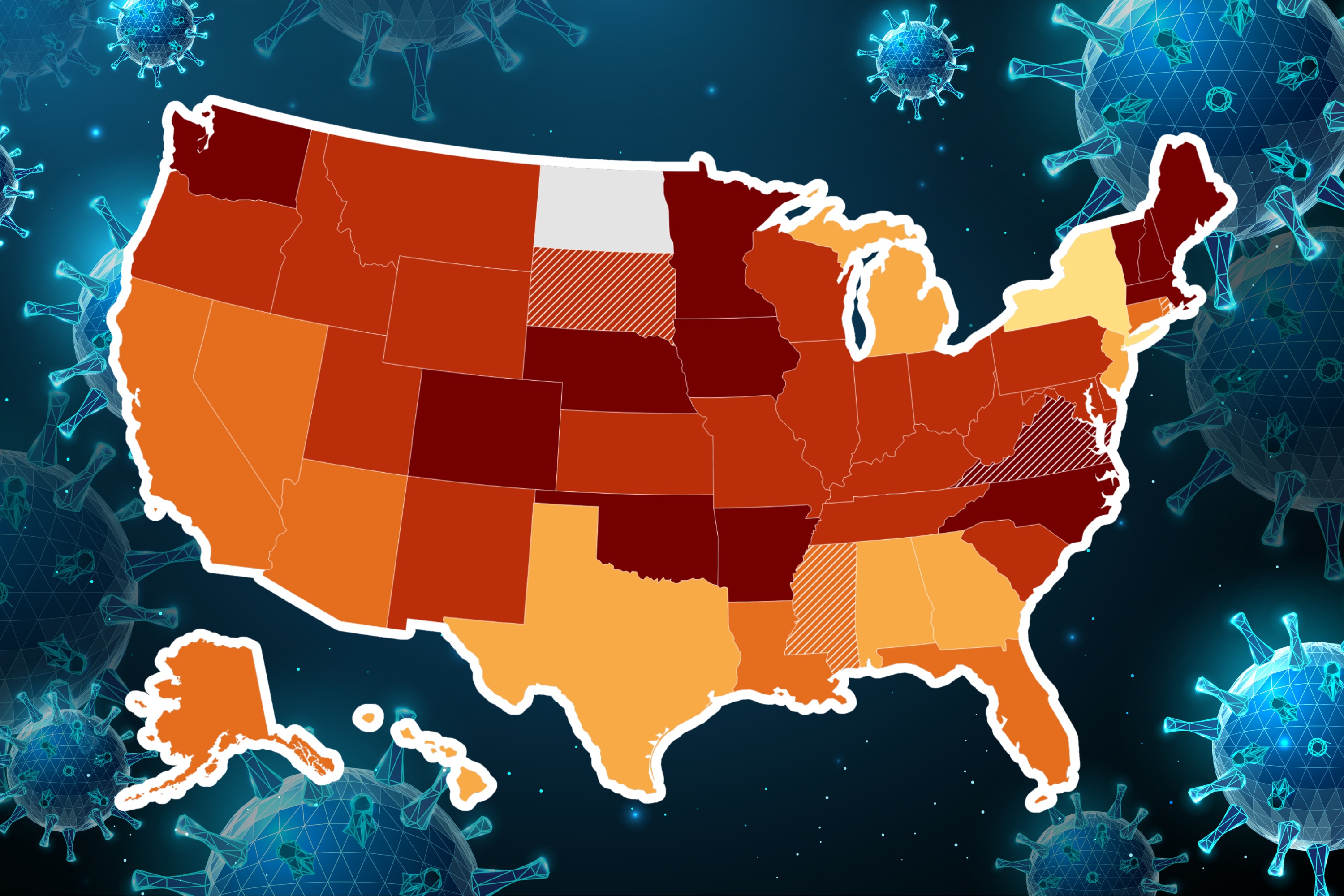 COVID Map Update Shows US States With 'Very High' Wastewater Viral ...