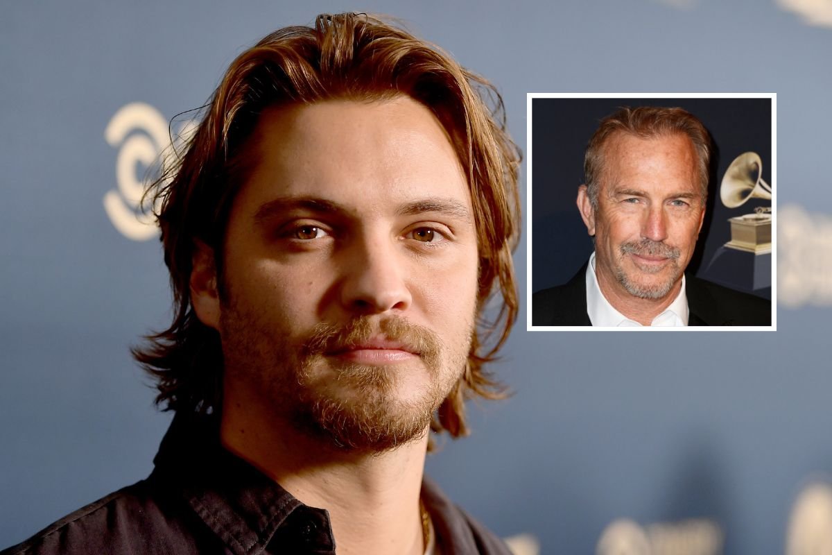 Luke Grimes and Kevin Costner