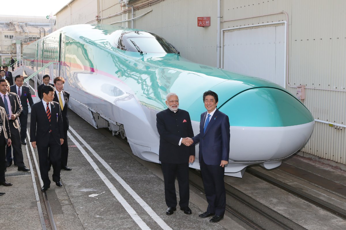 India and Japan Leaders HSR