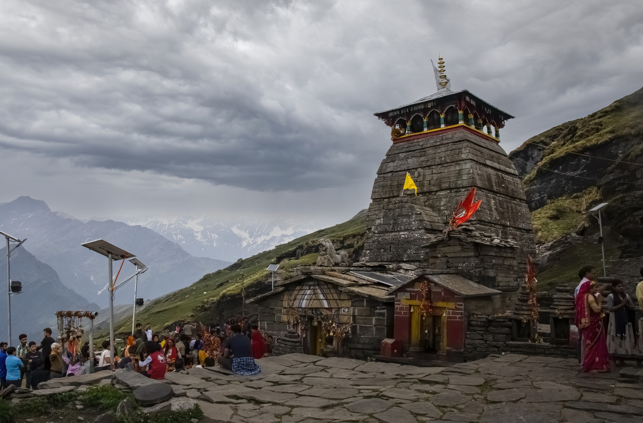 Security warning for the highest Shiva temple in the world