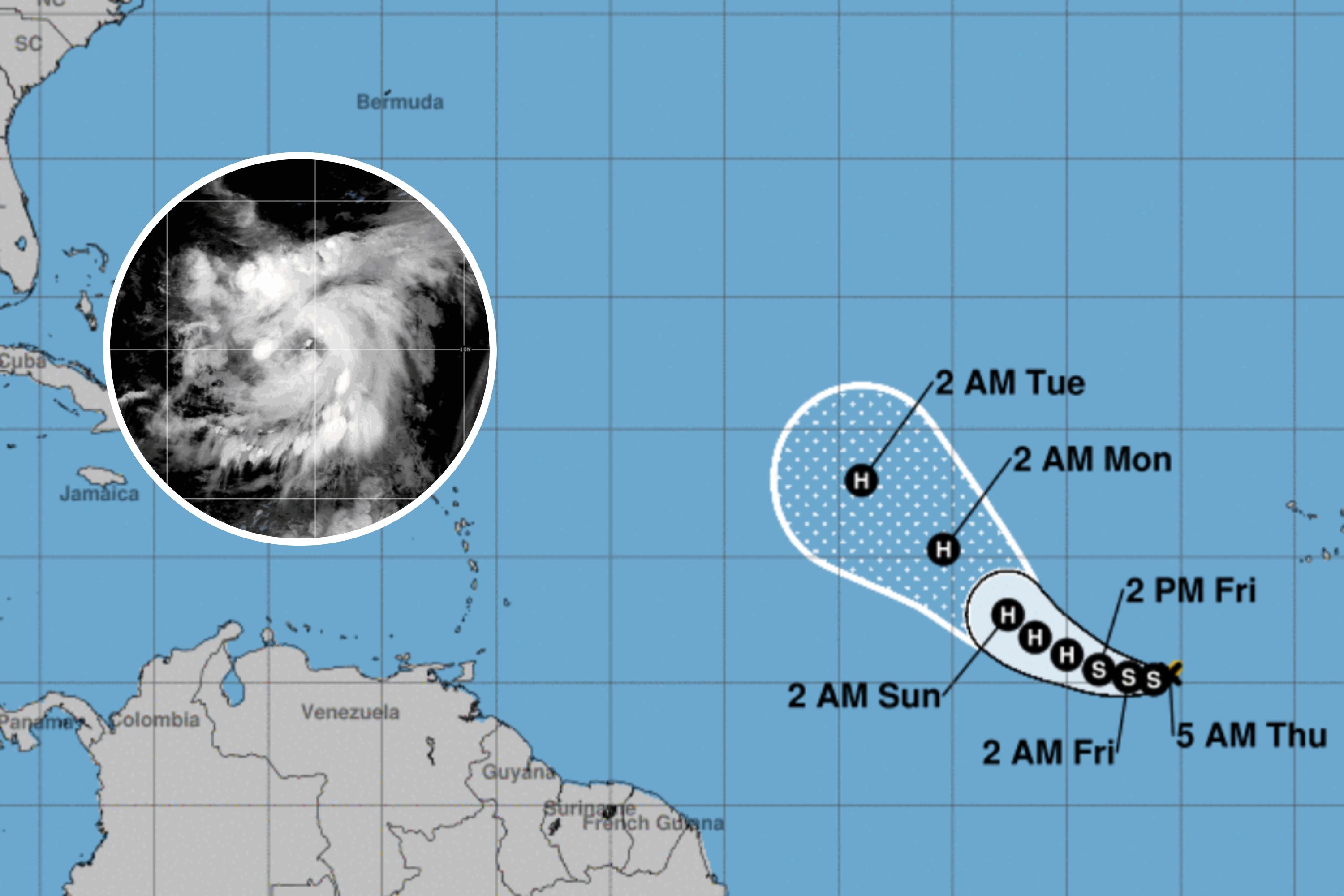 Hurricane Center reveals new Tropical Storm Leslie’s projected direction