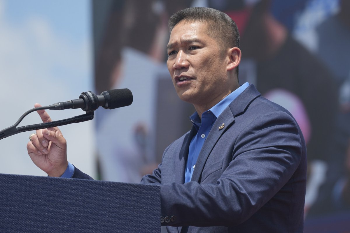 Senate Candidate Hung Cao Speaks at Rally