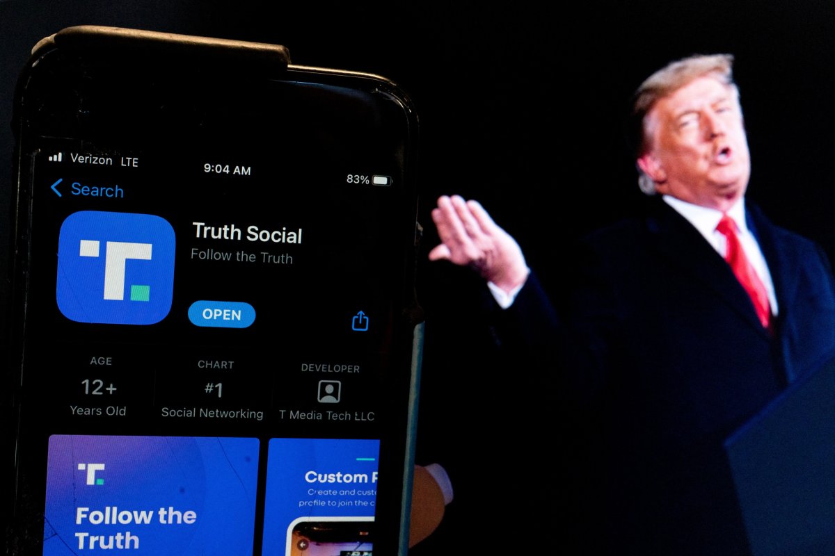 Trump Truth Social media stock