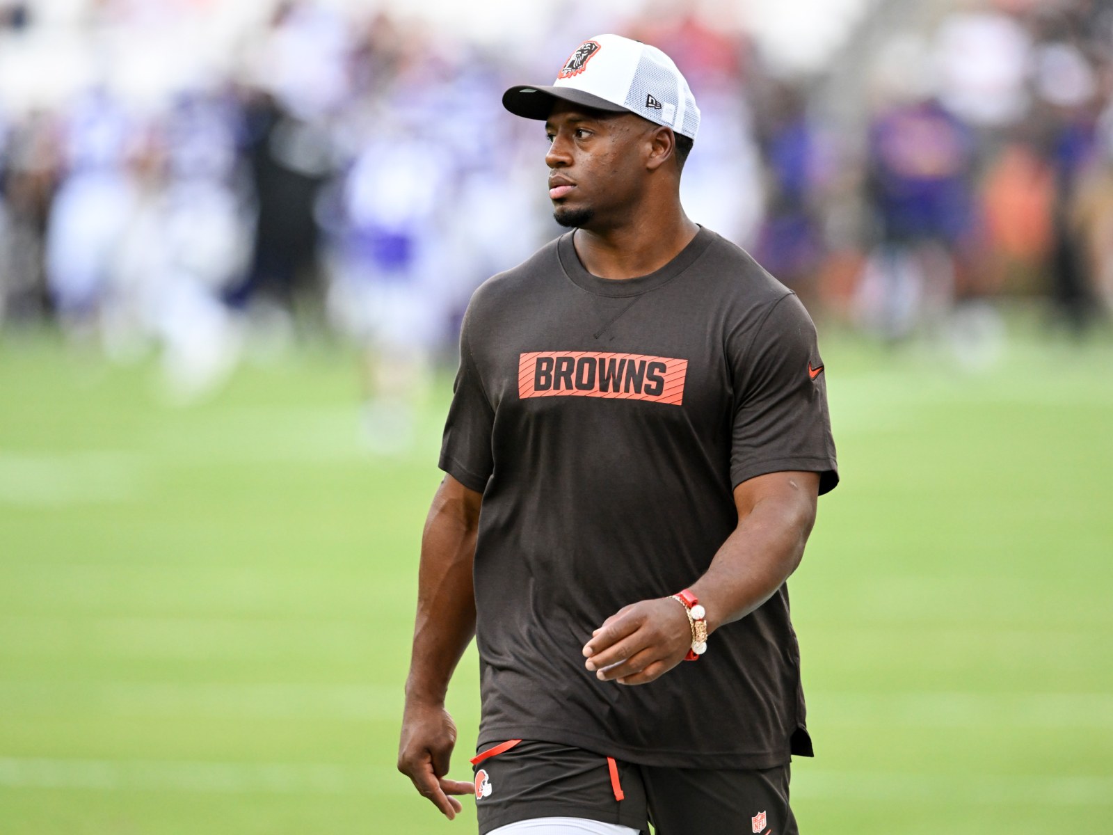 Browns Star Nick Chubb Reacts to Returning After Horrific MCL/ACL Injury - Newsweek