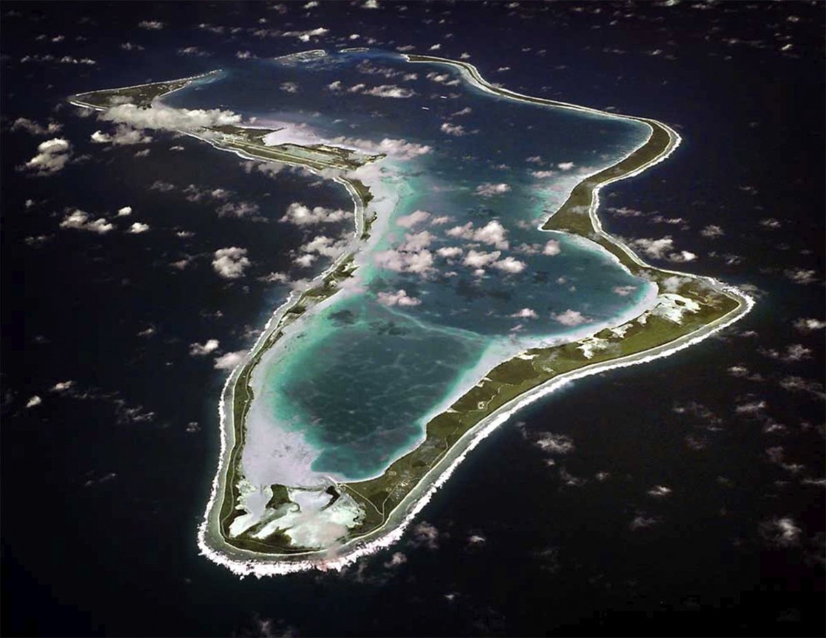 Aerial View of Diego Garcia