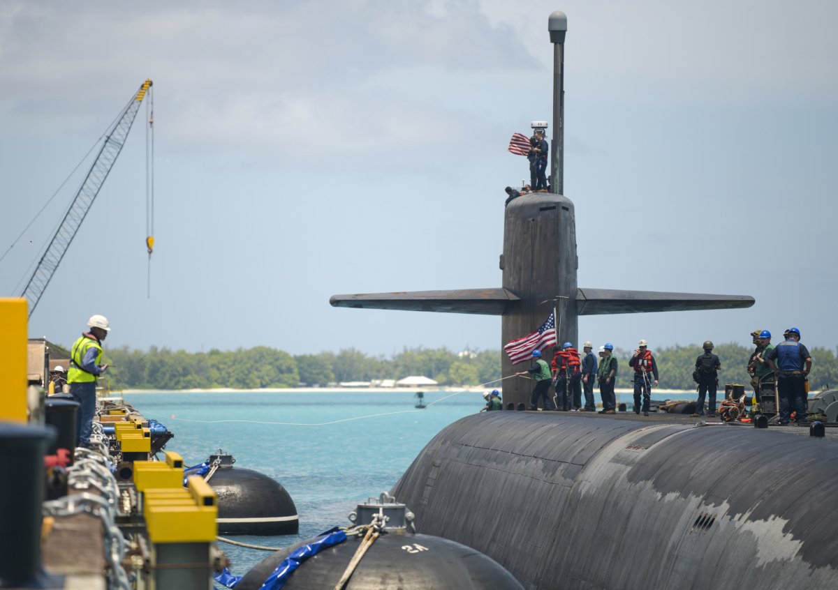 U.S. Nuclear Submarine Visits Diego Garcia