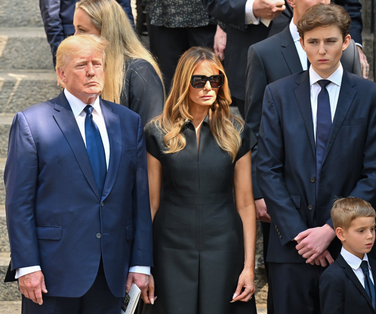 Melania and Barron Trump