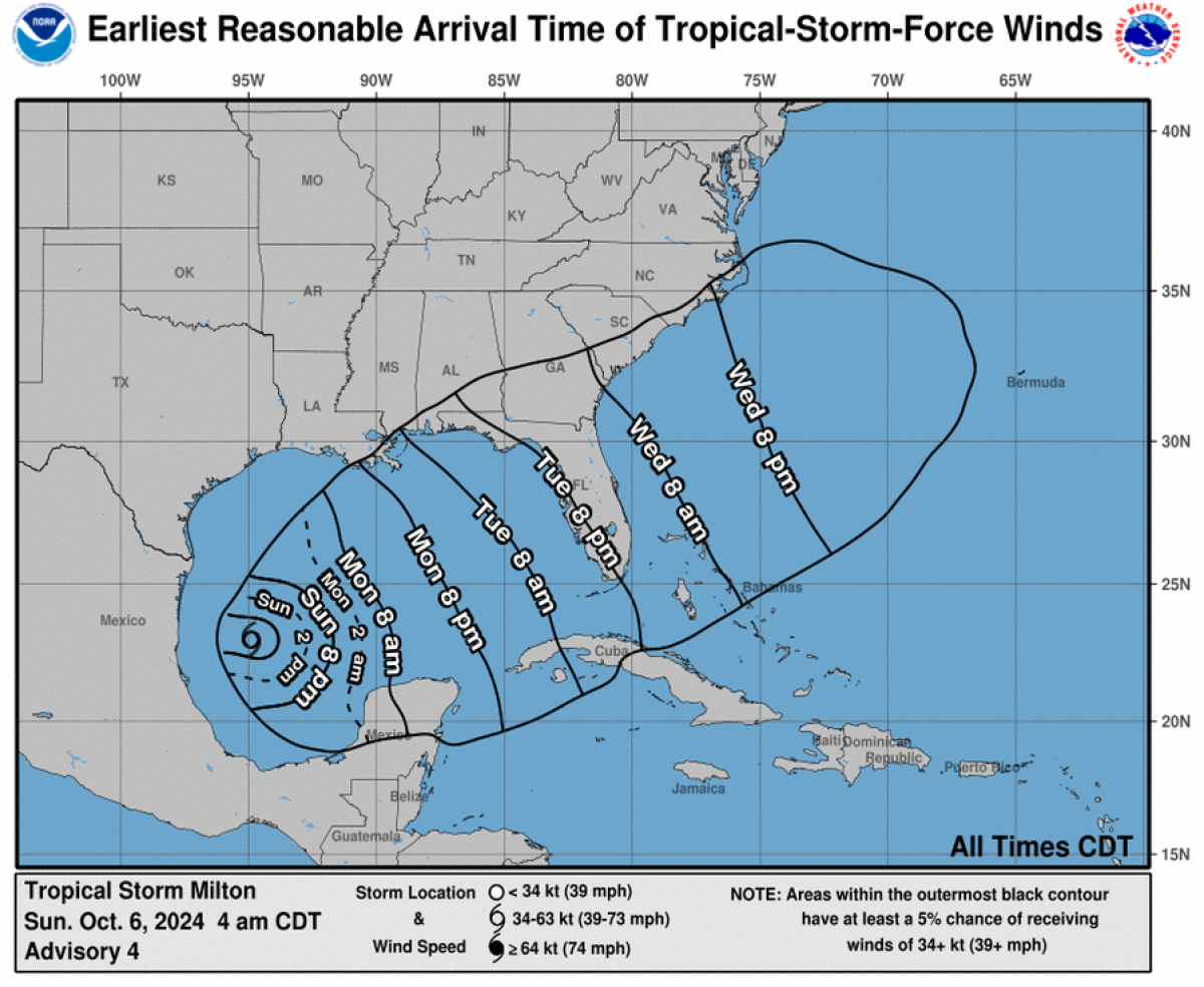 Hurricane Milton tracker - Figure 2