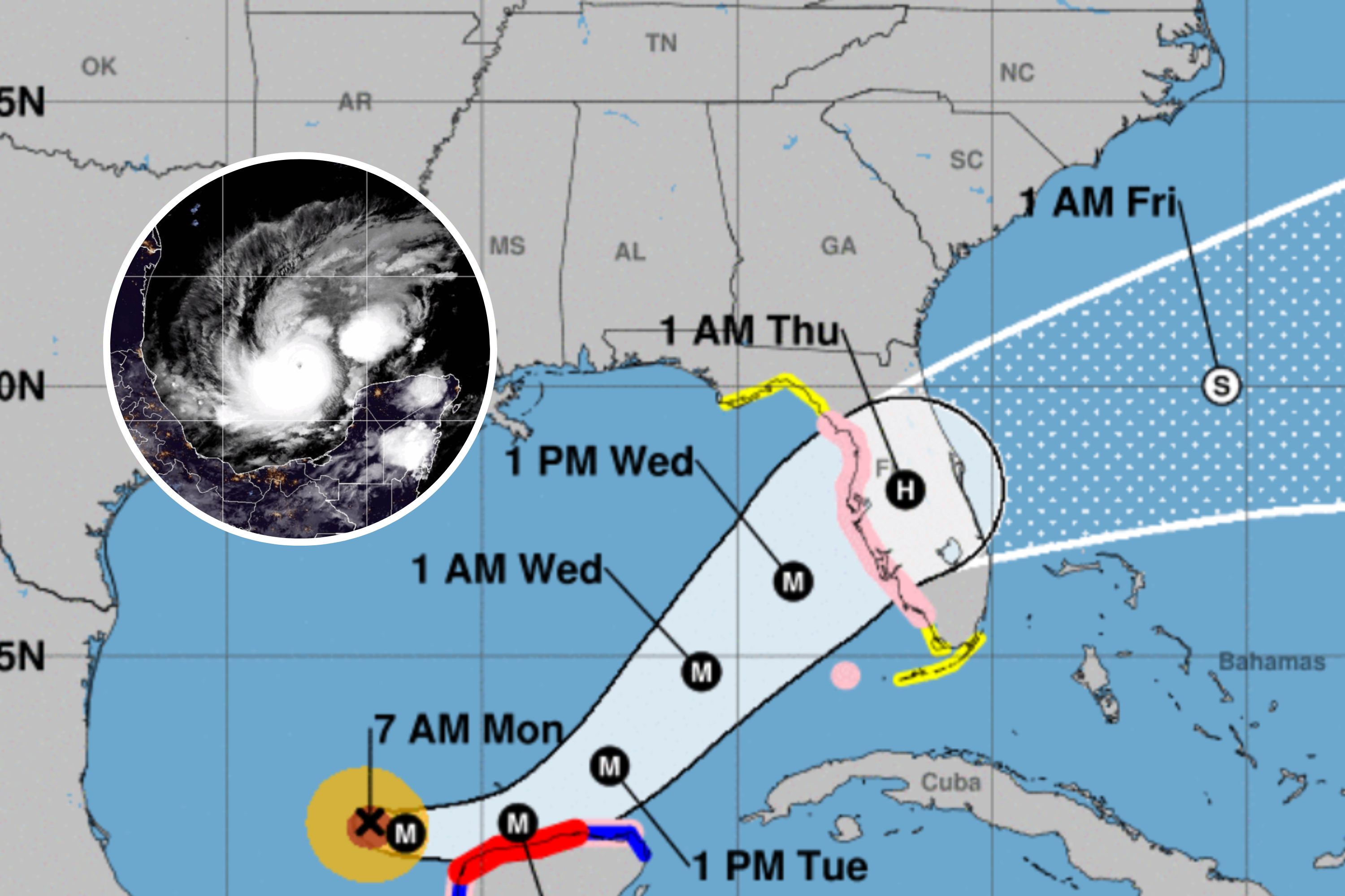 Hurricane Milton Hits Category 4 150mph Winds Ahead Of Florida Landfall 