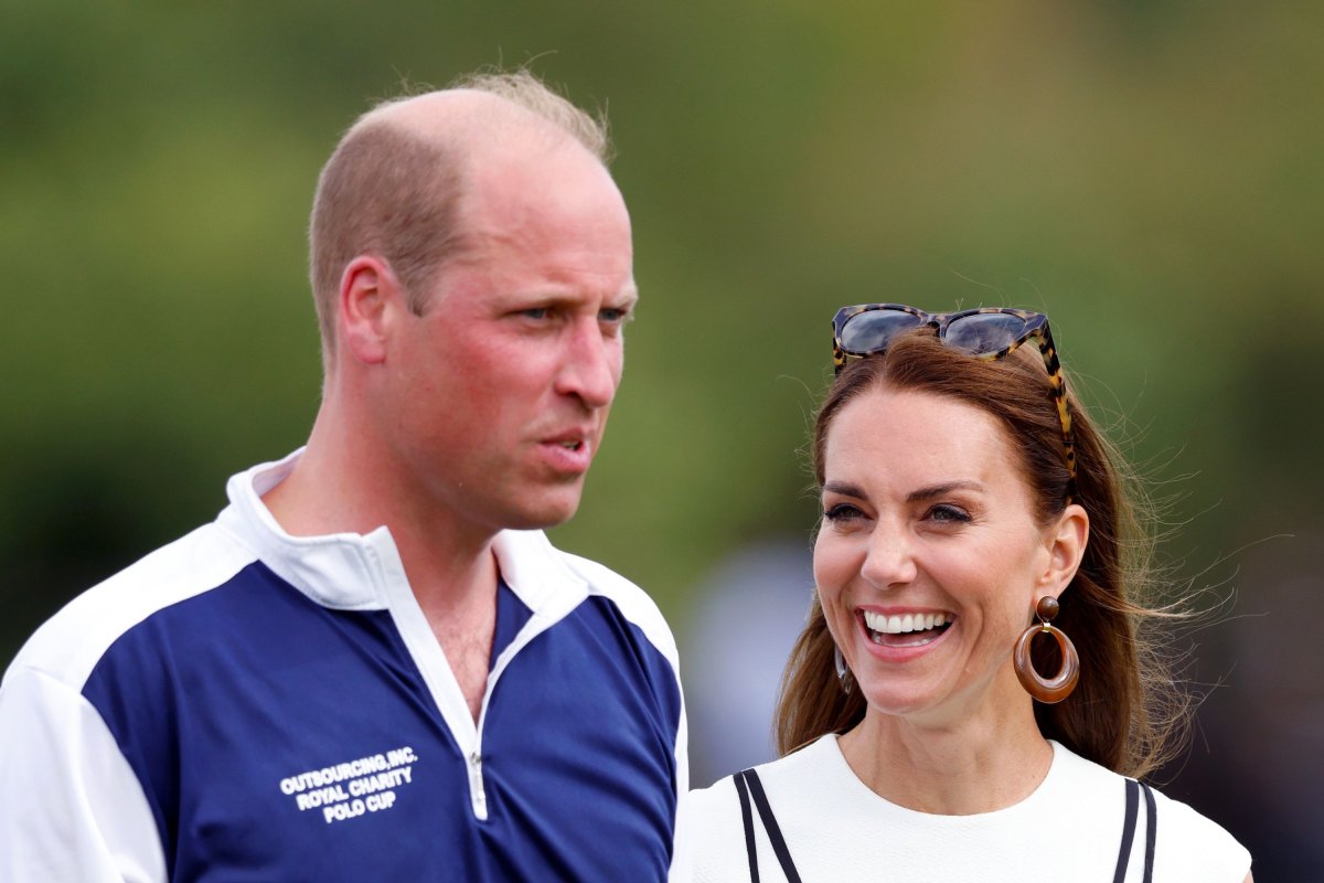 Prince William and Kate Middleton at Polo