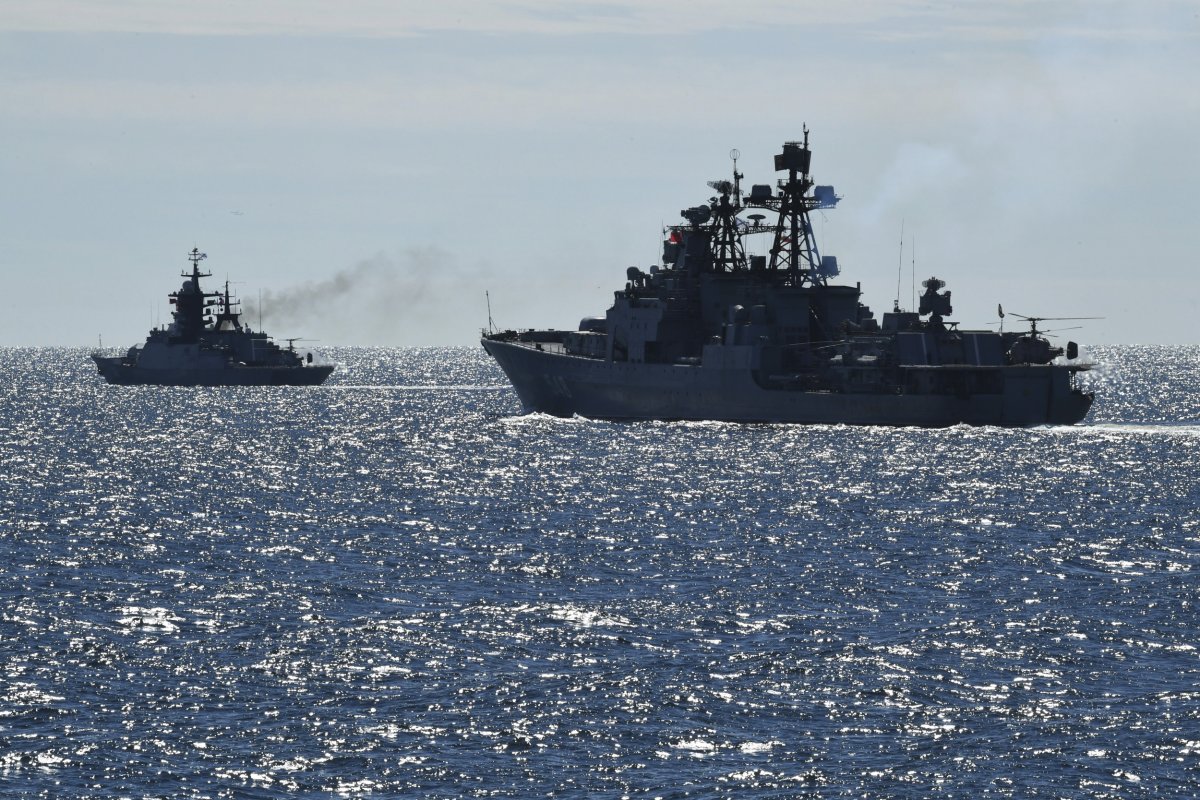 Russian Naval Exercise in Sea of Japan