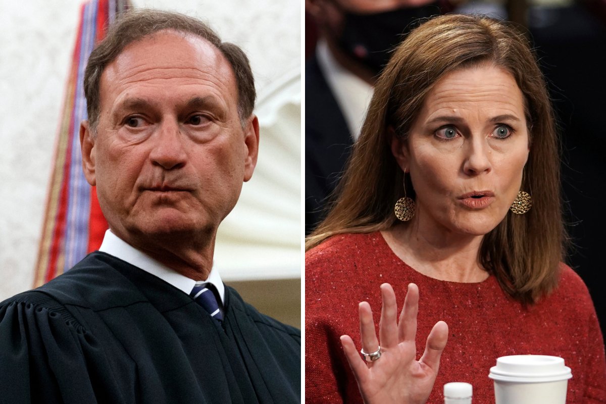 Samuel Alito and Amy Coney Barrett